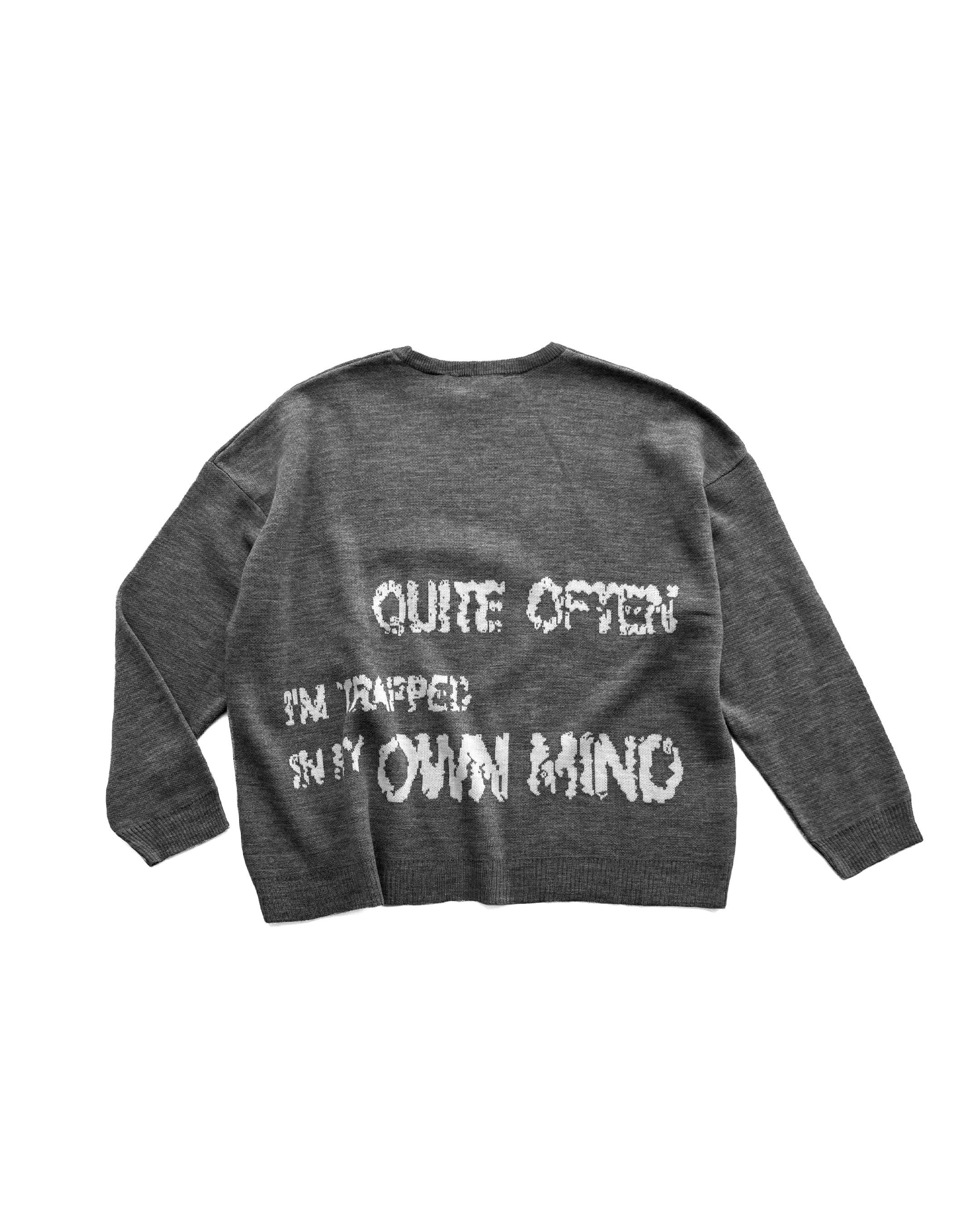 Grey Trauma Star Knit