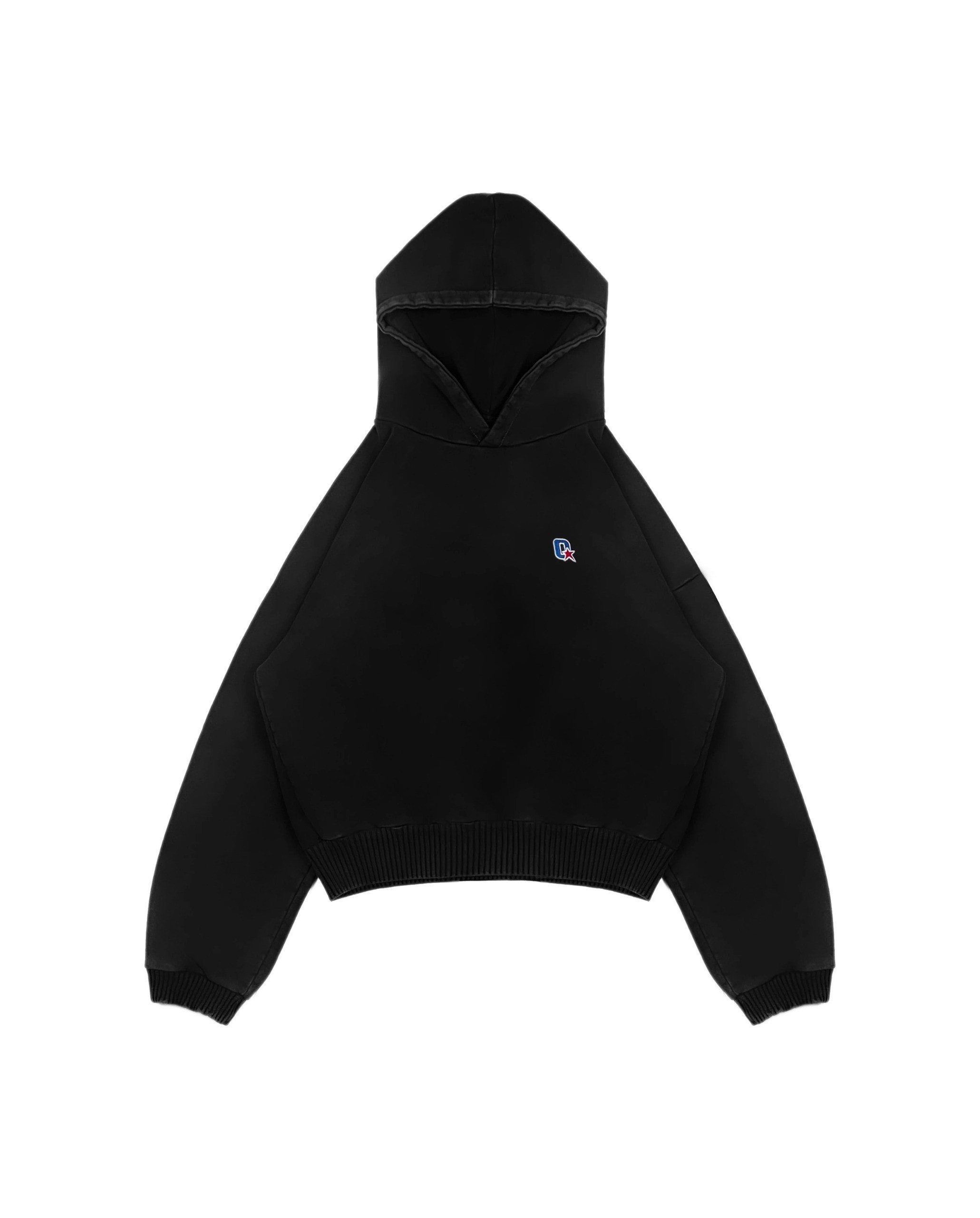  Black Basic Hoodie