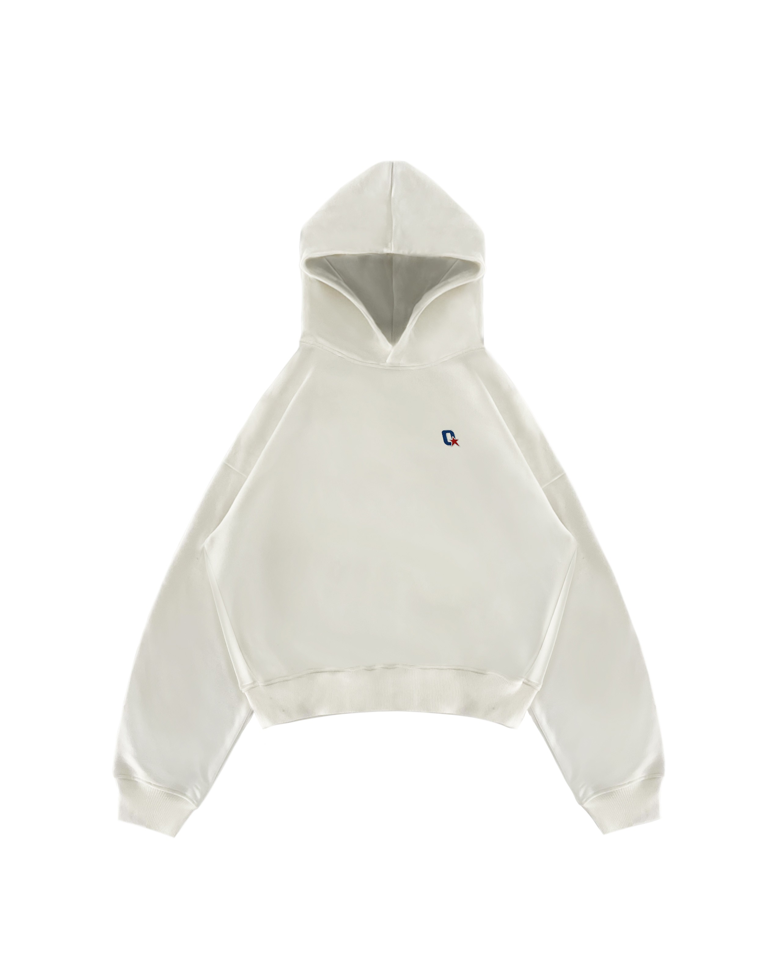 White Basic Hoodie