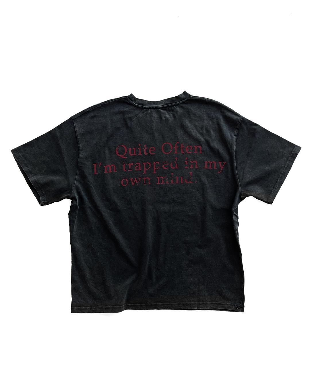 Black Cropped  Trauma Star Tee