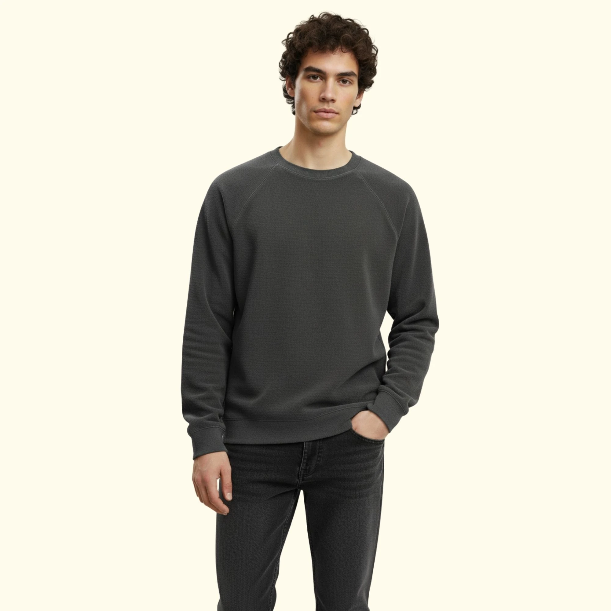 Havlu Regular SweatShirt - Antrasit