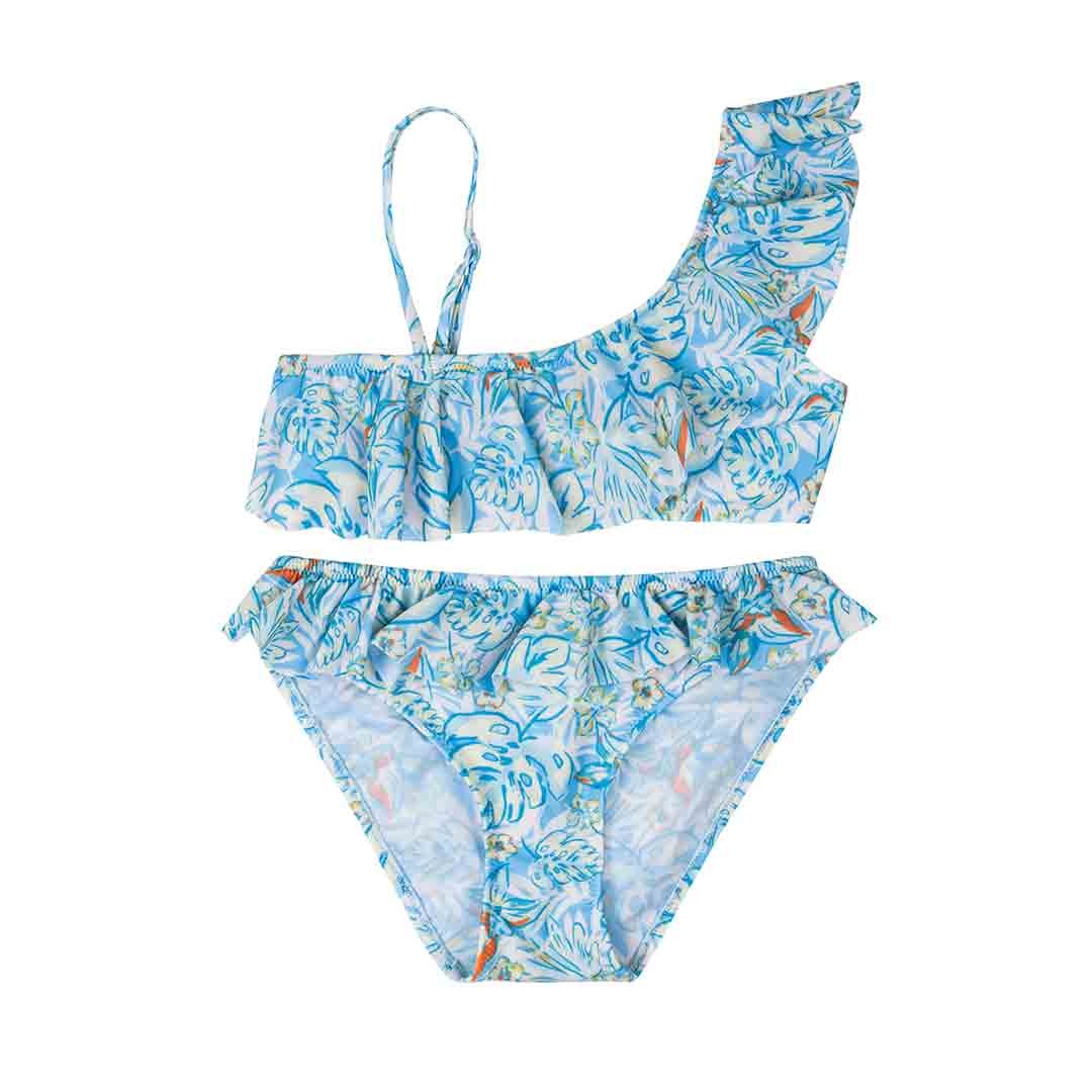 Tropical Leaves Kız Çocuk Bikini Takımı