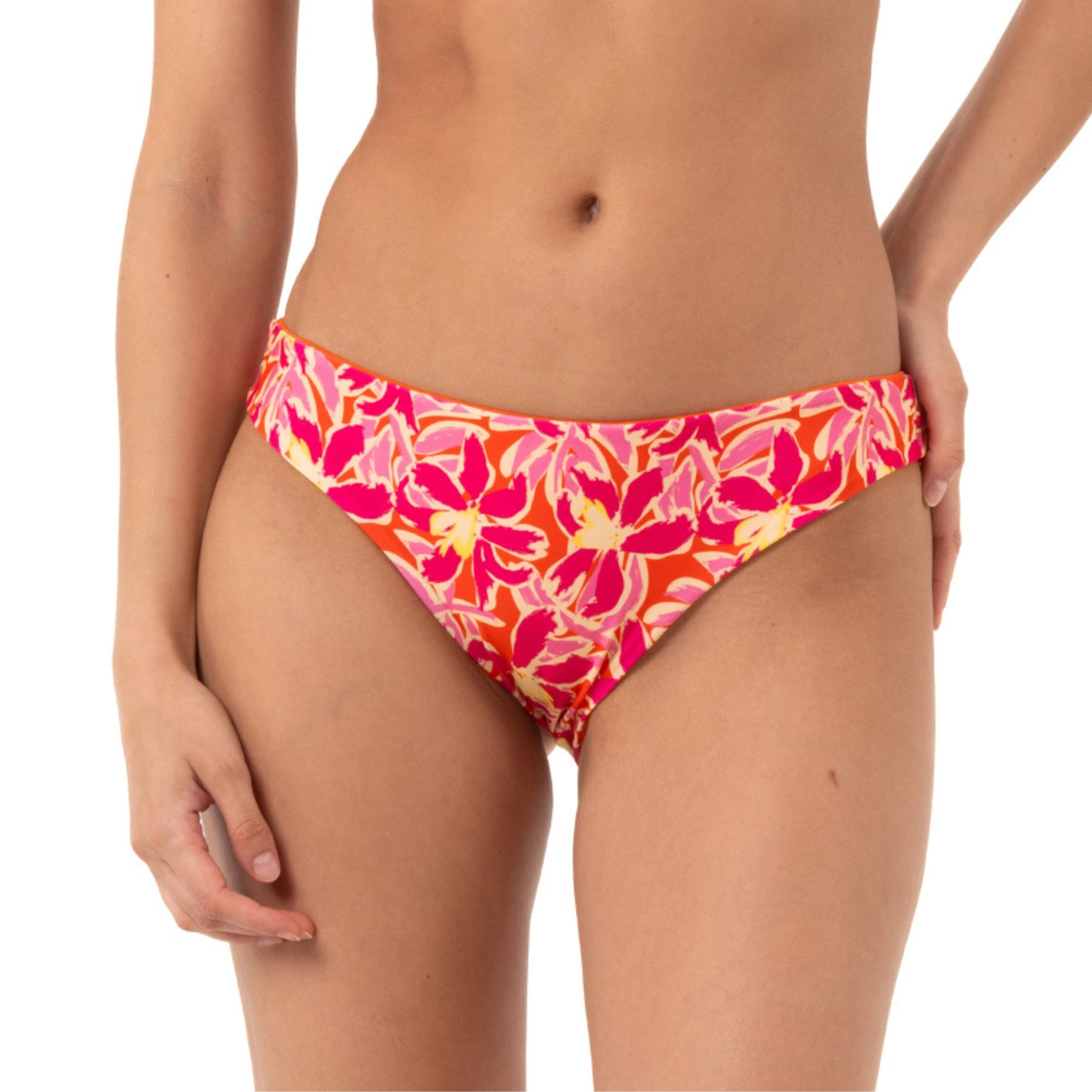 Purple Lily Çift Taraflı Bikini Altı