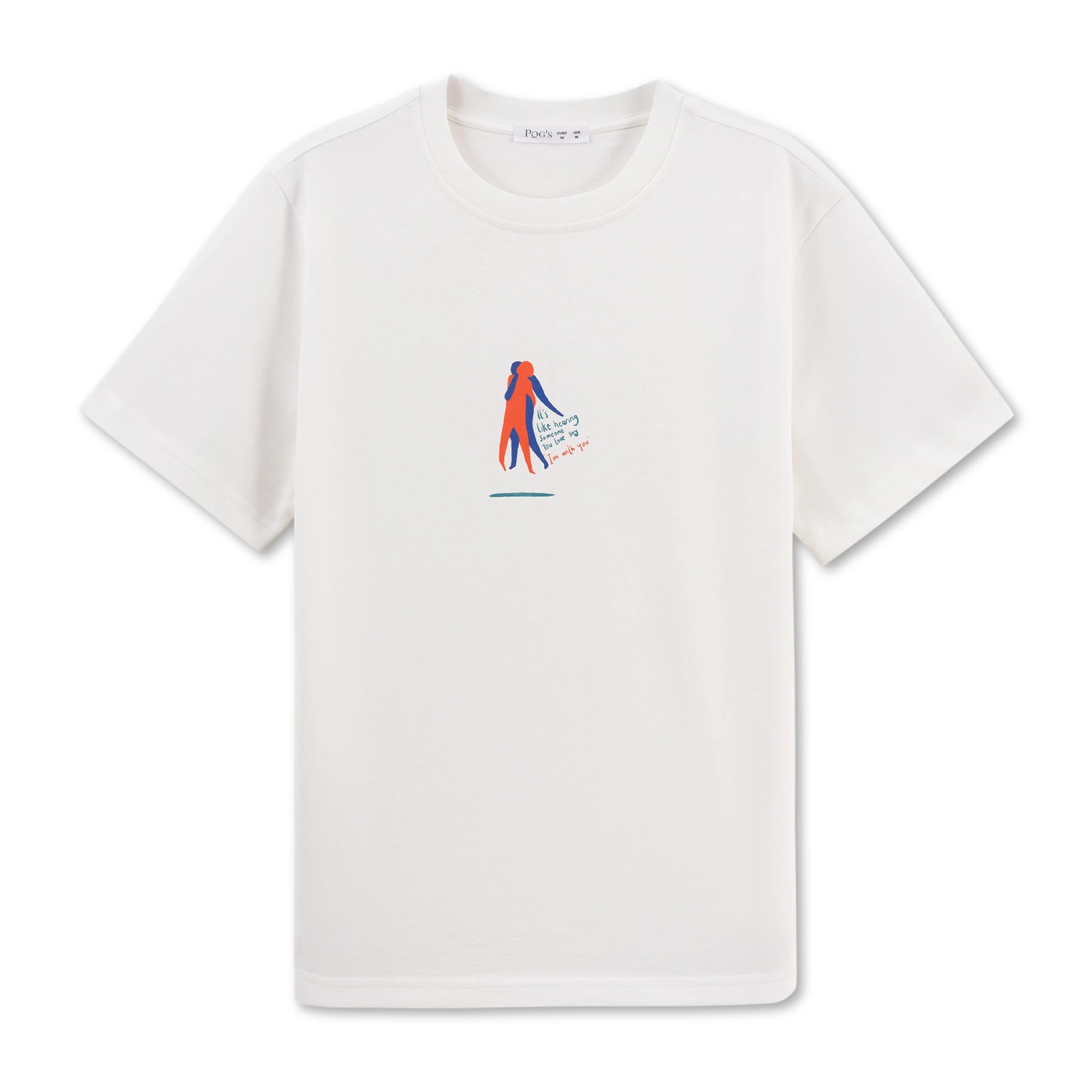 Lekeler Serisi Hugging Regular Ekru T-Shirt