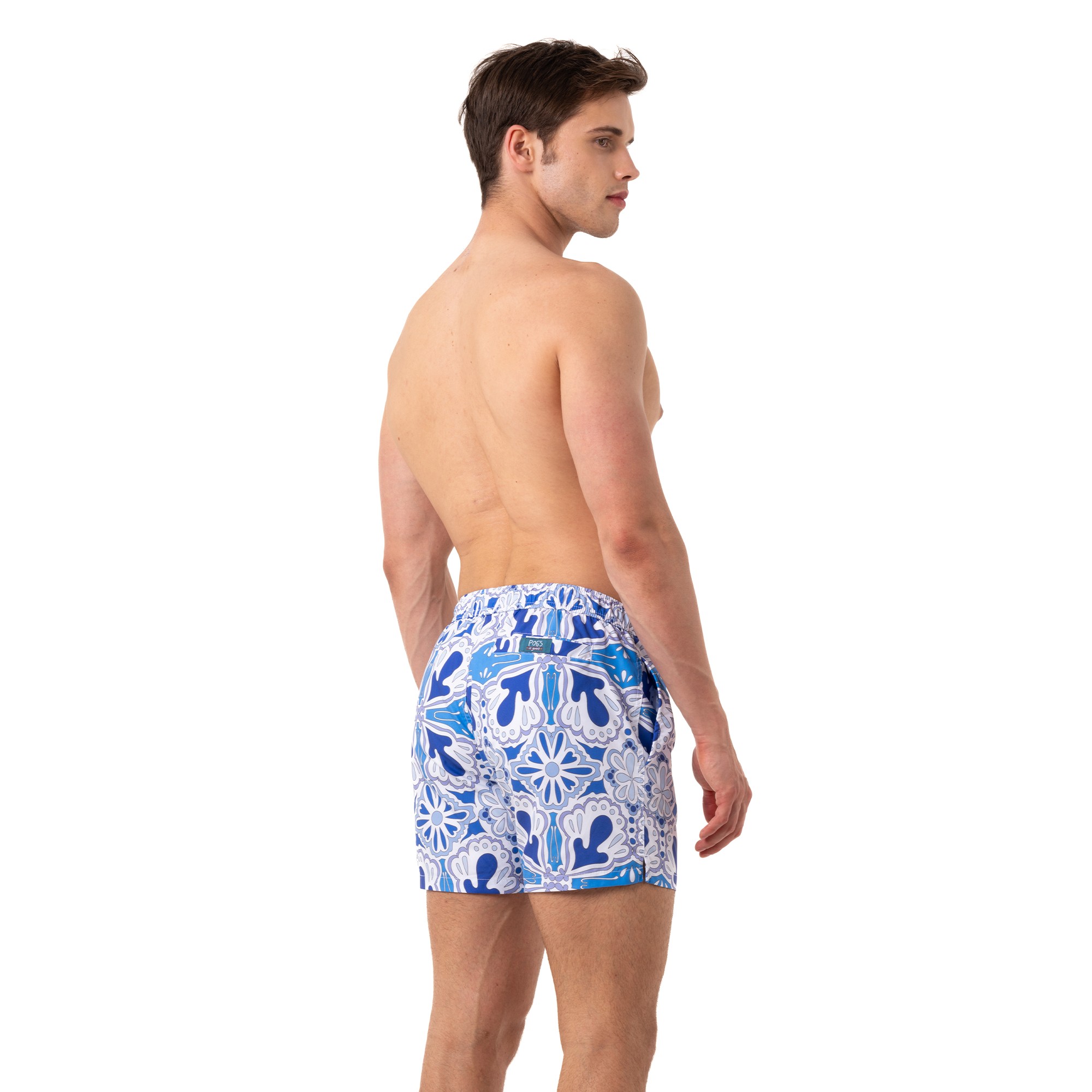 Blue Cascade VelvetTouch Swim Shorts