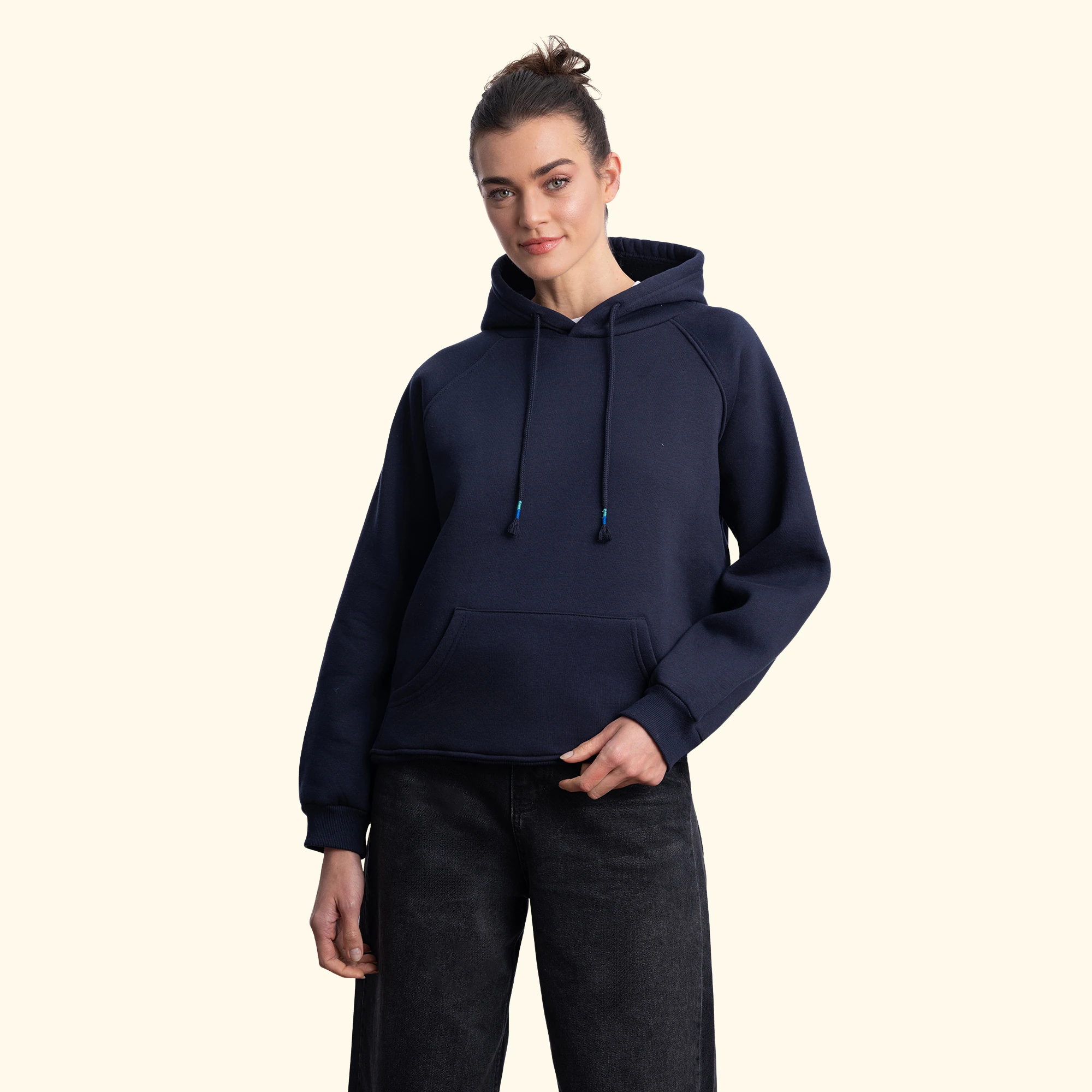 Kapşonlu Sweatshirt - Lacivert