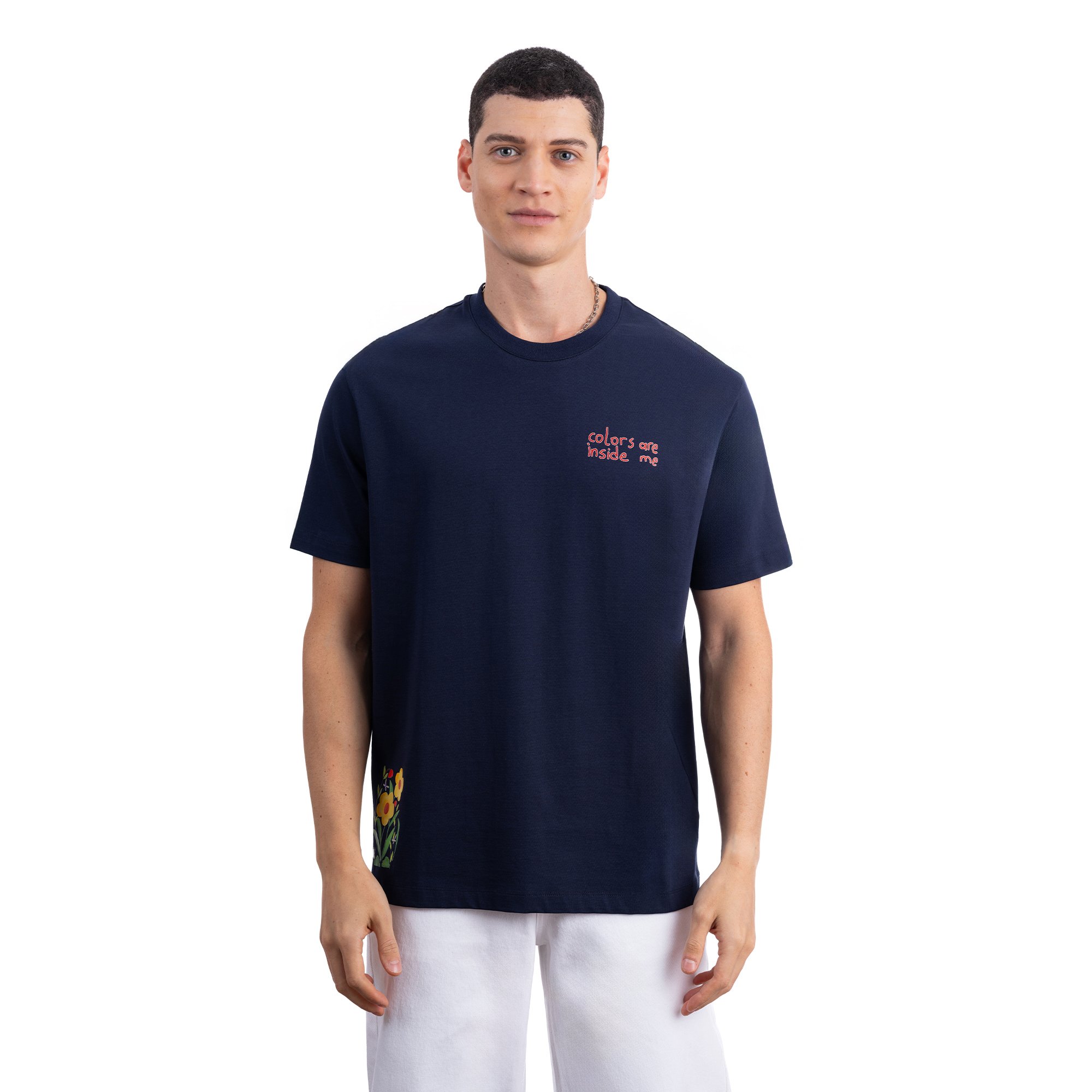 Colors Regular Lacivert T-Shirt