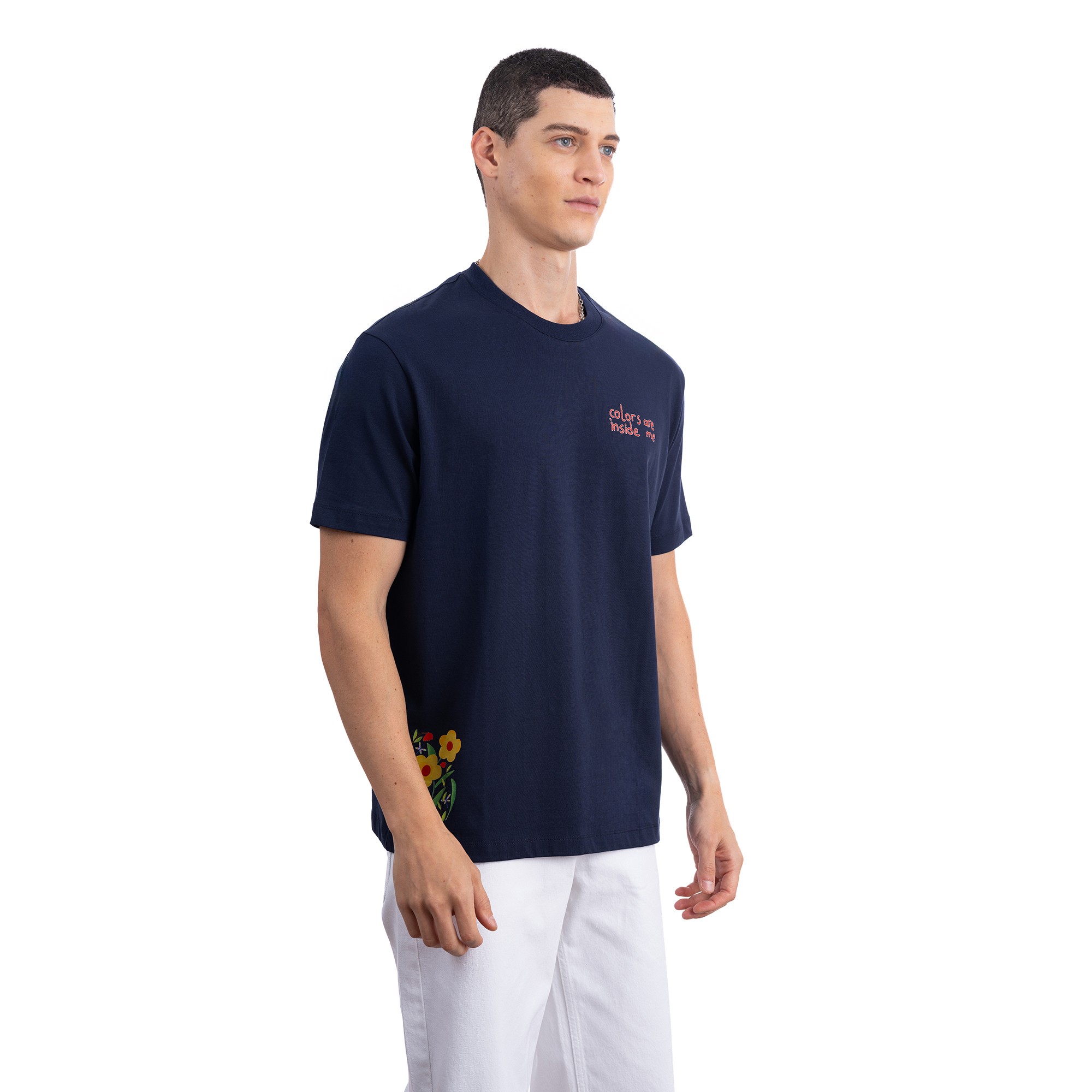 Colors Regular Lacivert T-Shirt