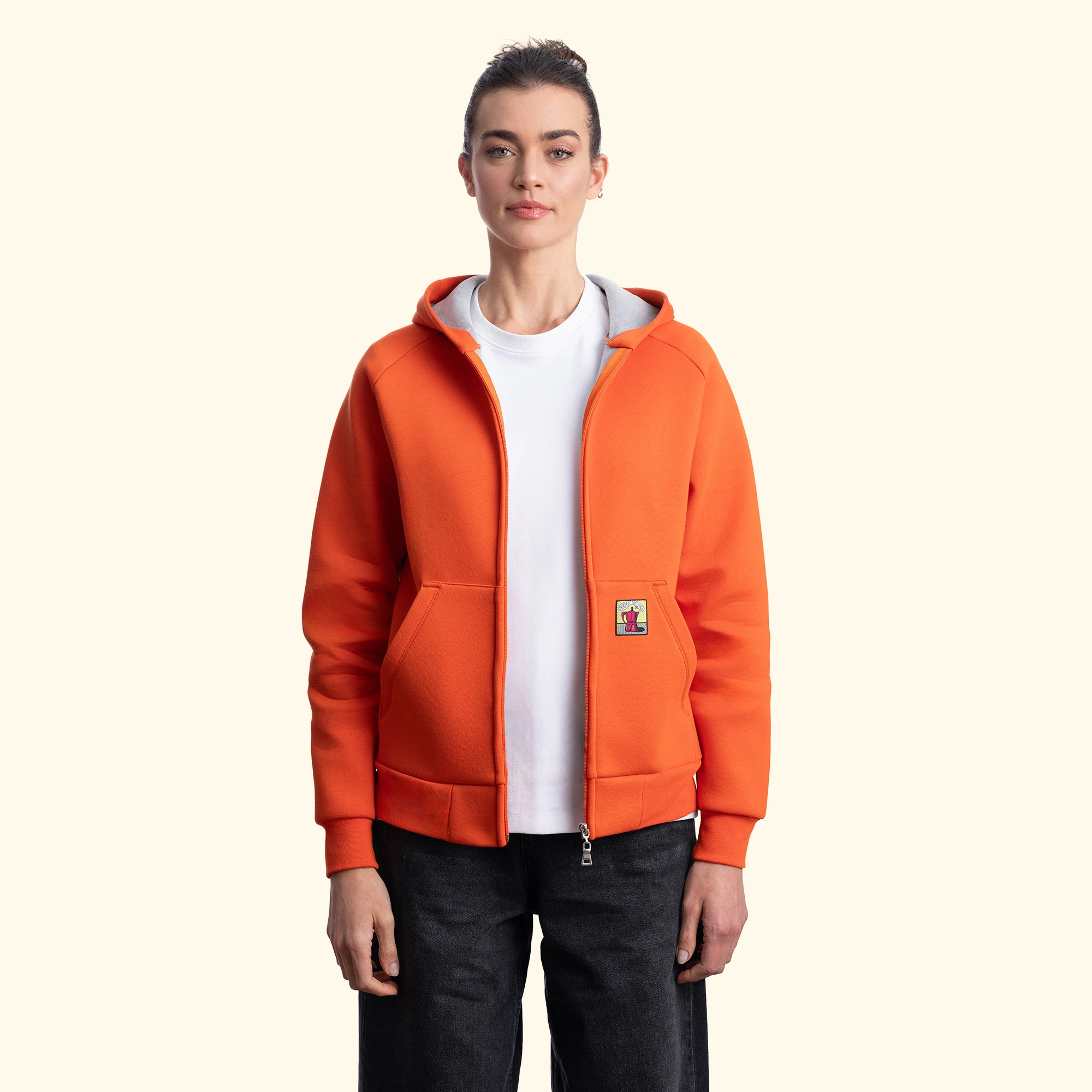 Flok Kapüşonlu Sweatshirt