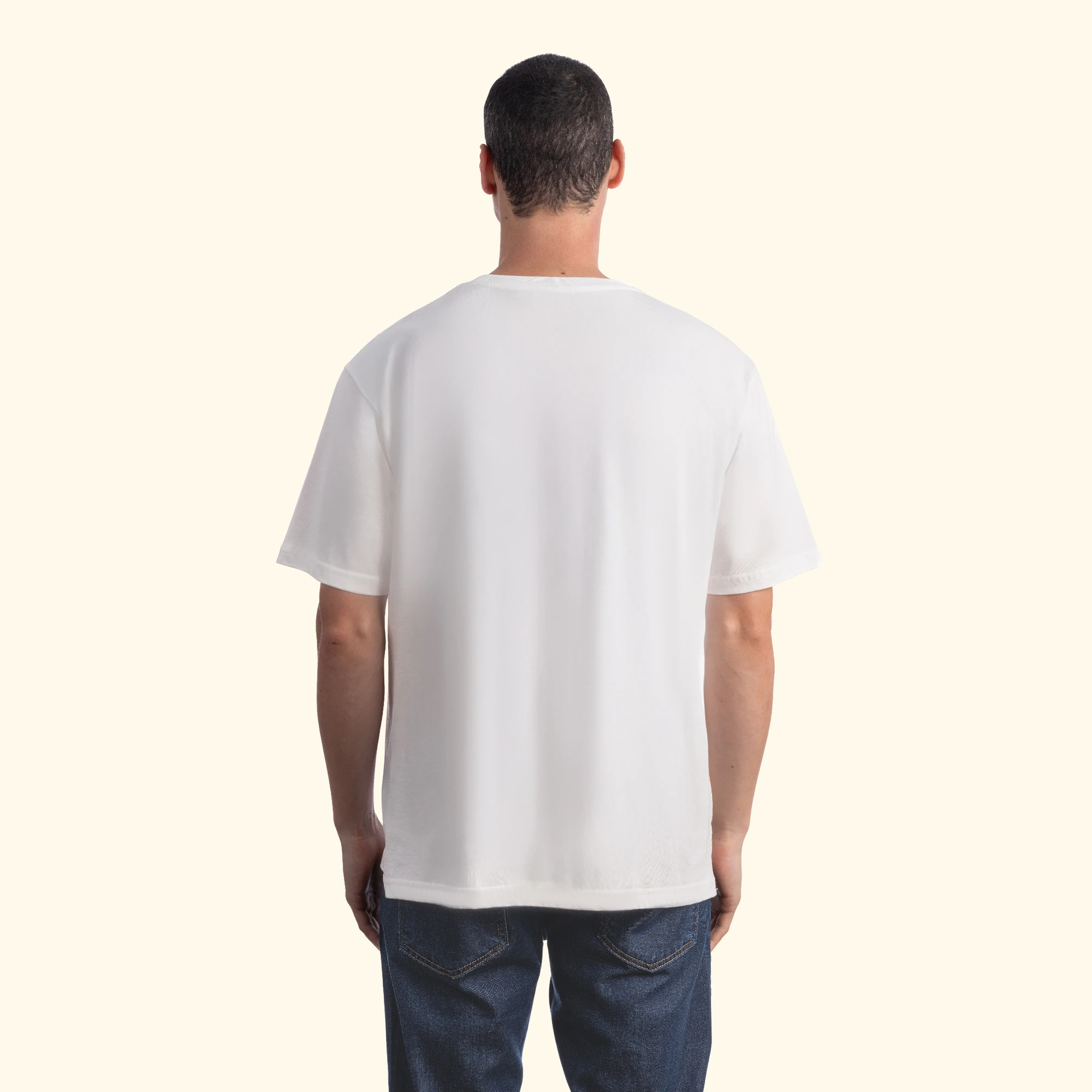 Rabbit Oversize Ekru T-Shirt