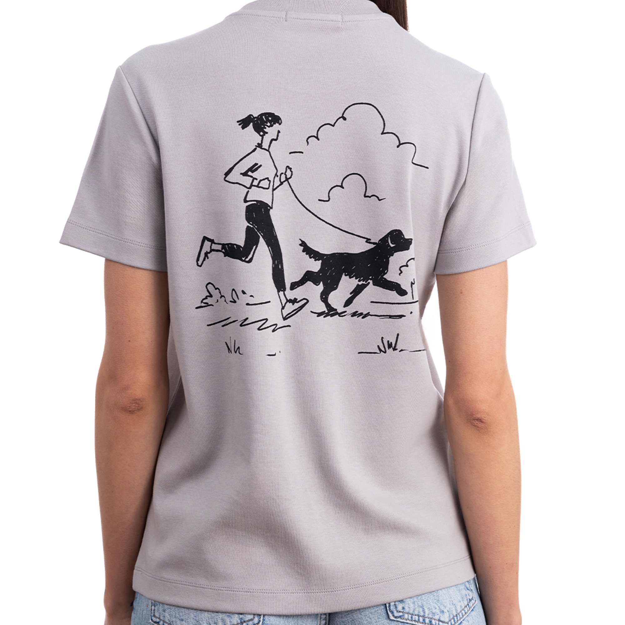 Running Regular Gri T-Shirt