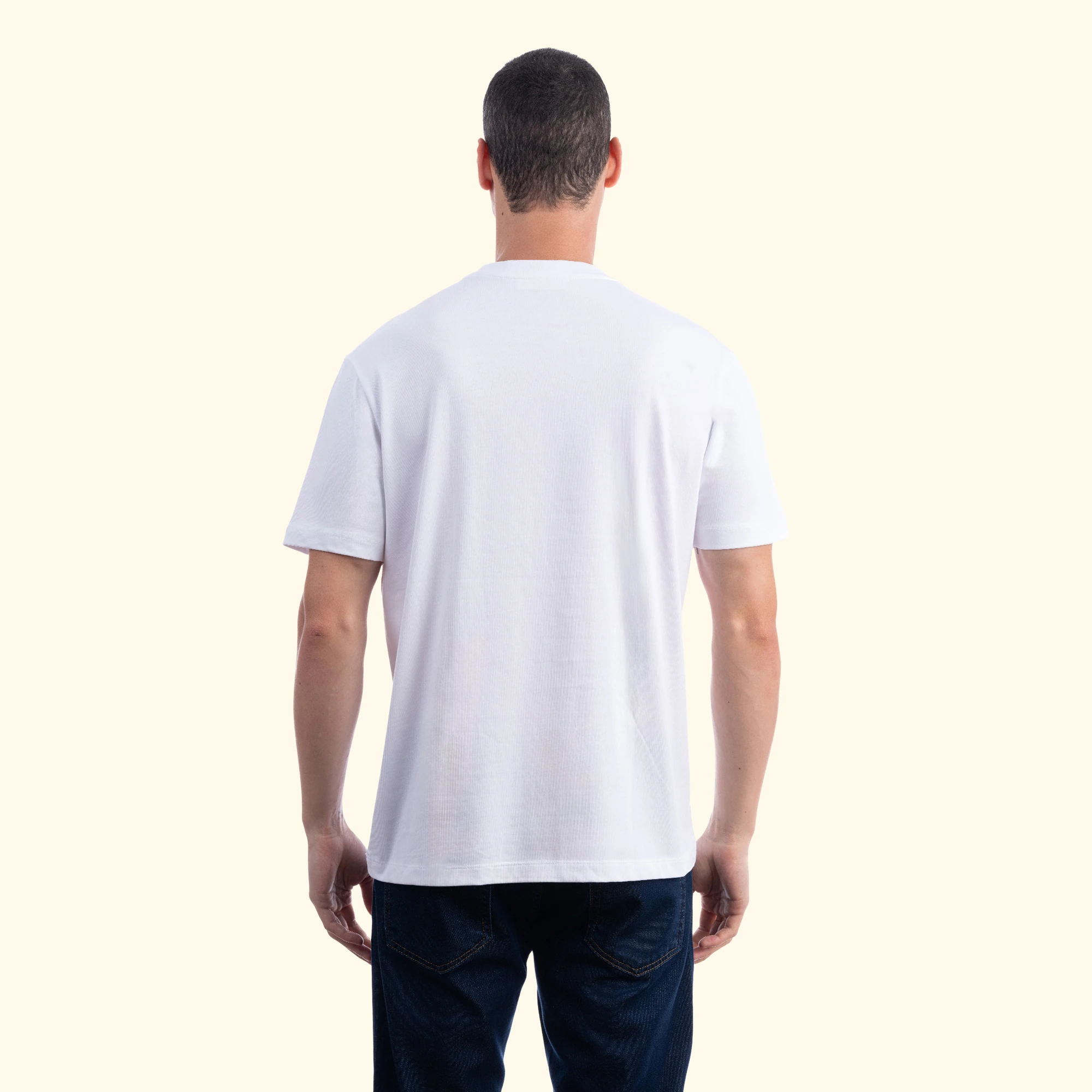 Never Stop Regular Beyaz T-Shirt