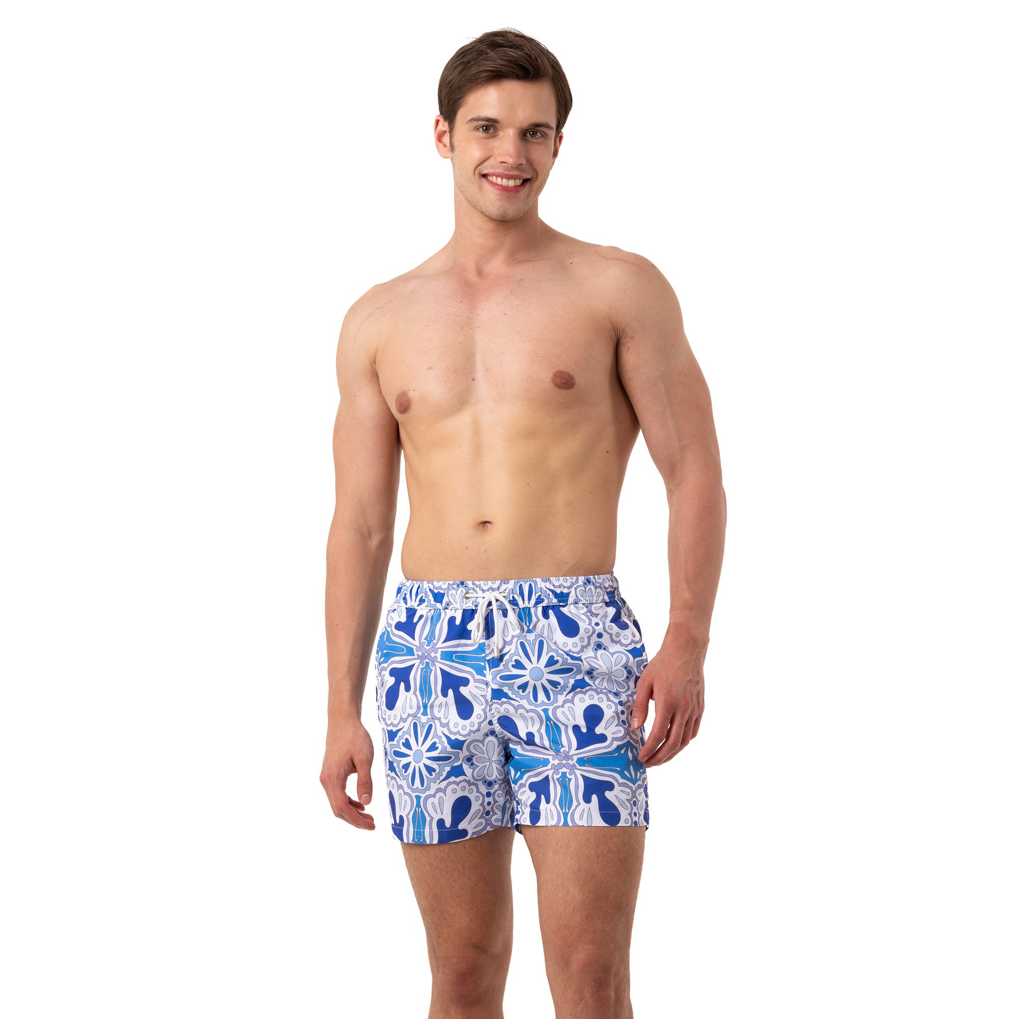 Blue Cascade VelvetTouch Swim Shorts