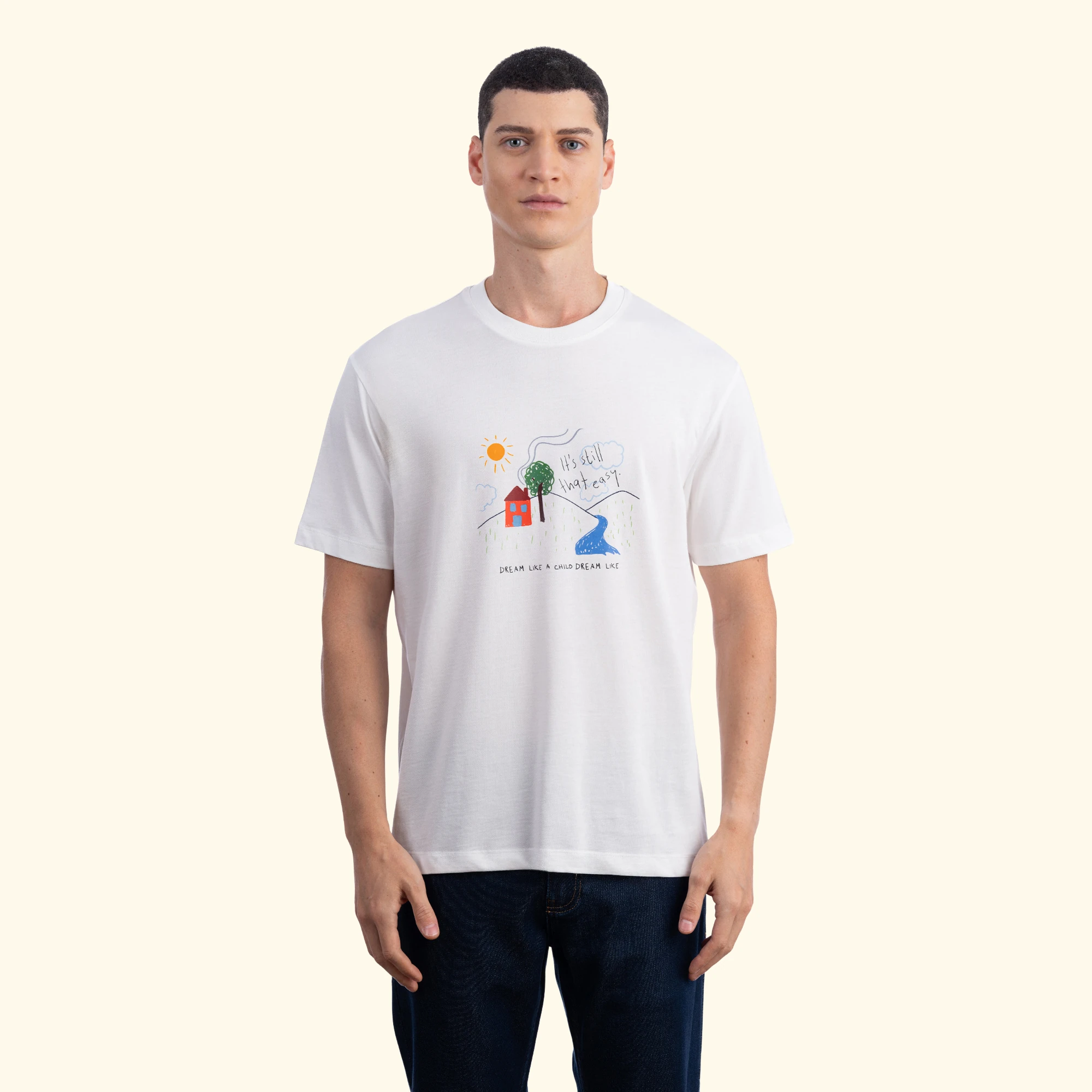 House Regular Ekru T-Shirt