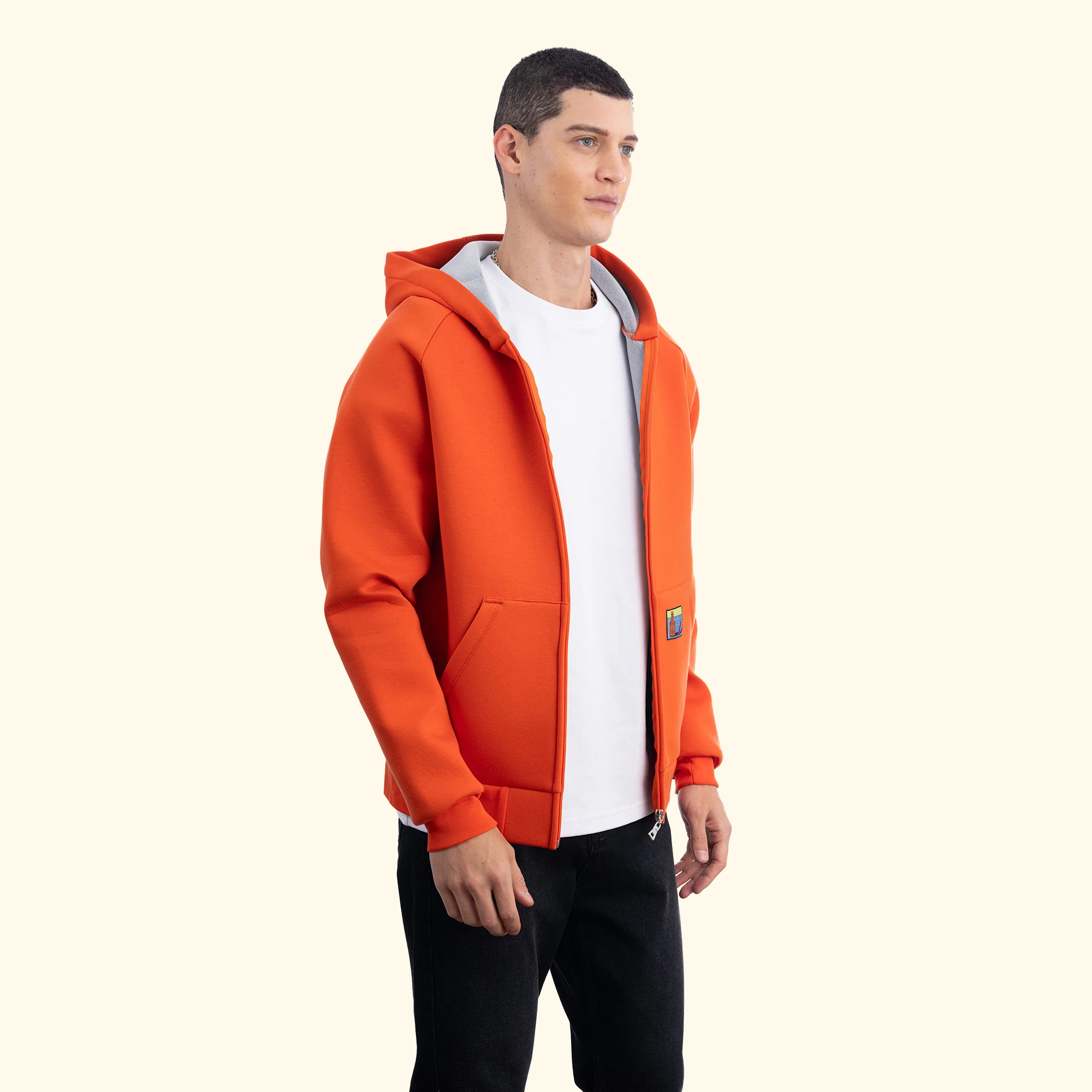 Flok Kapüşonlu Sweatshirt