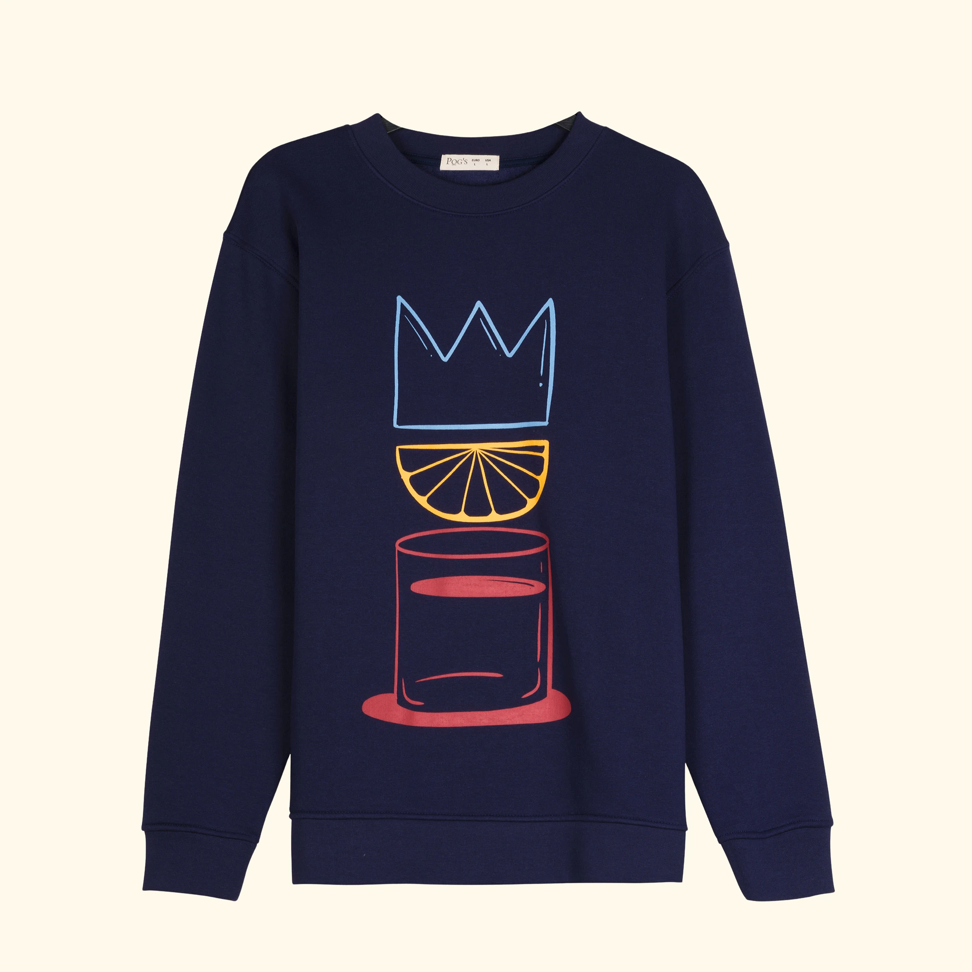Lemora Regular Lacivert Sweatshirt