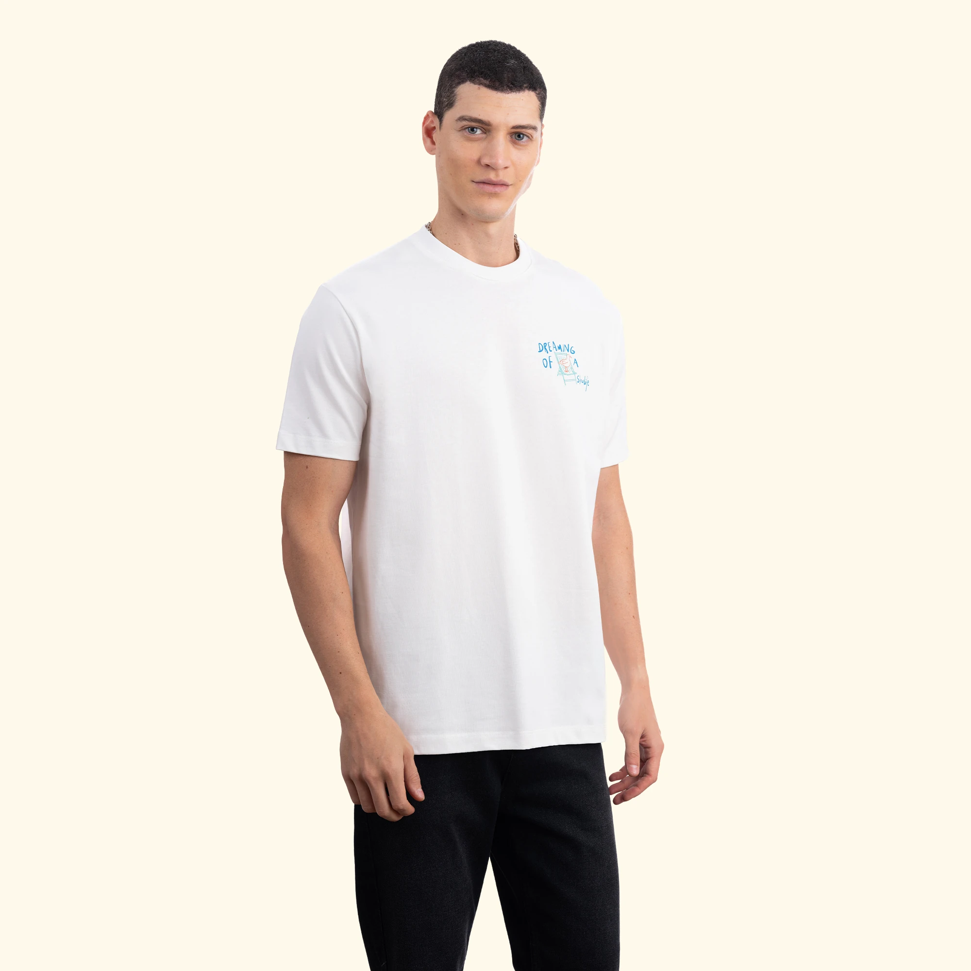 Dreaming Regular Ekru T-Shirt