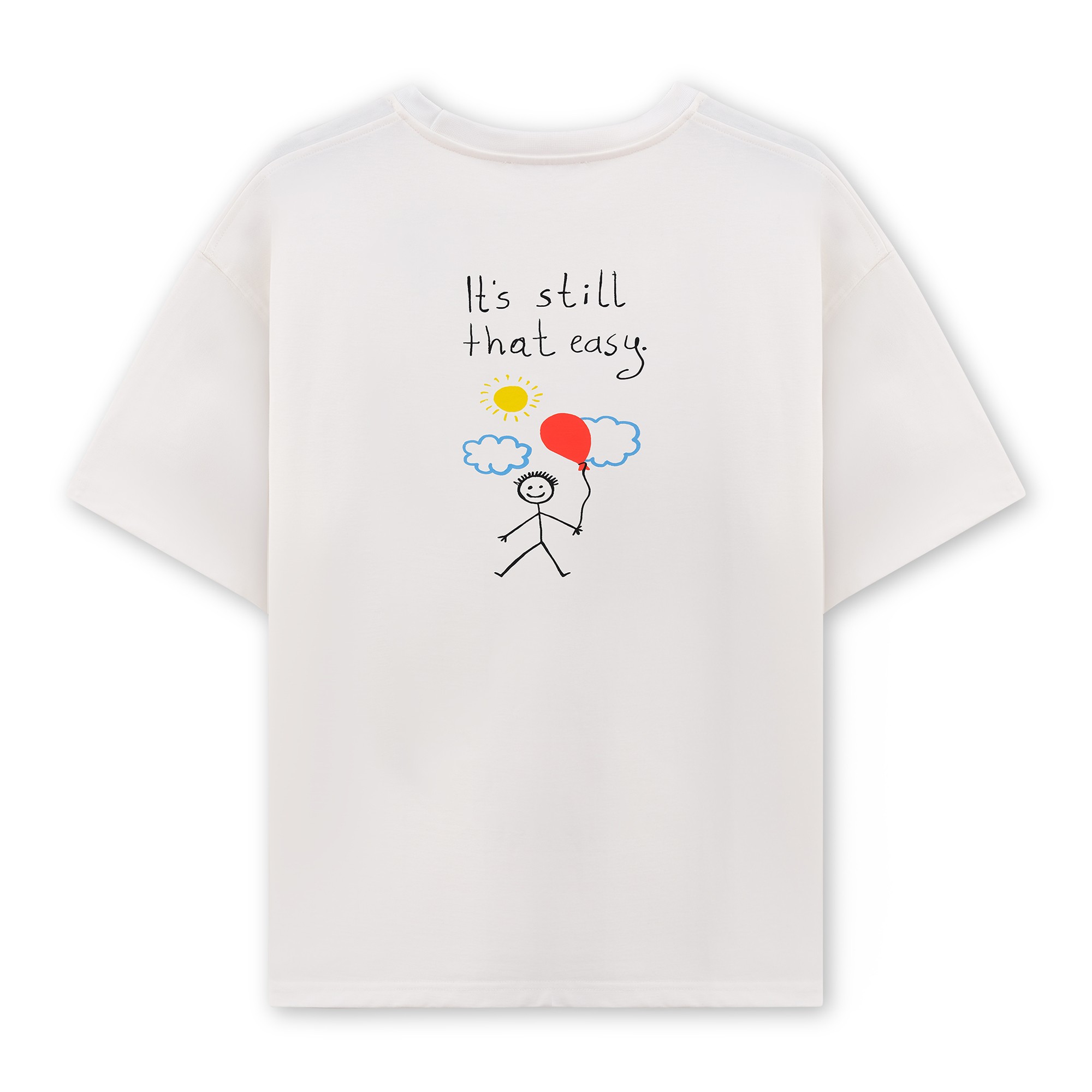 Baloon King Size Ekru T-Shirt