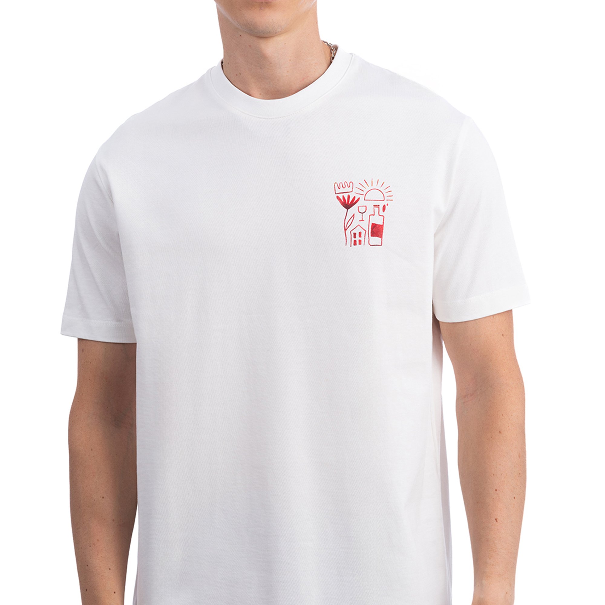 Crown Regular Ecru T-Shirt