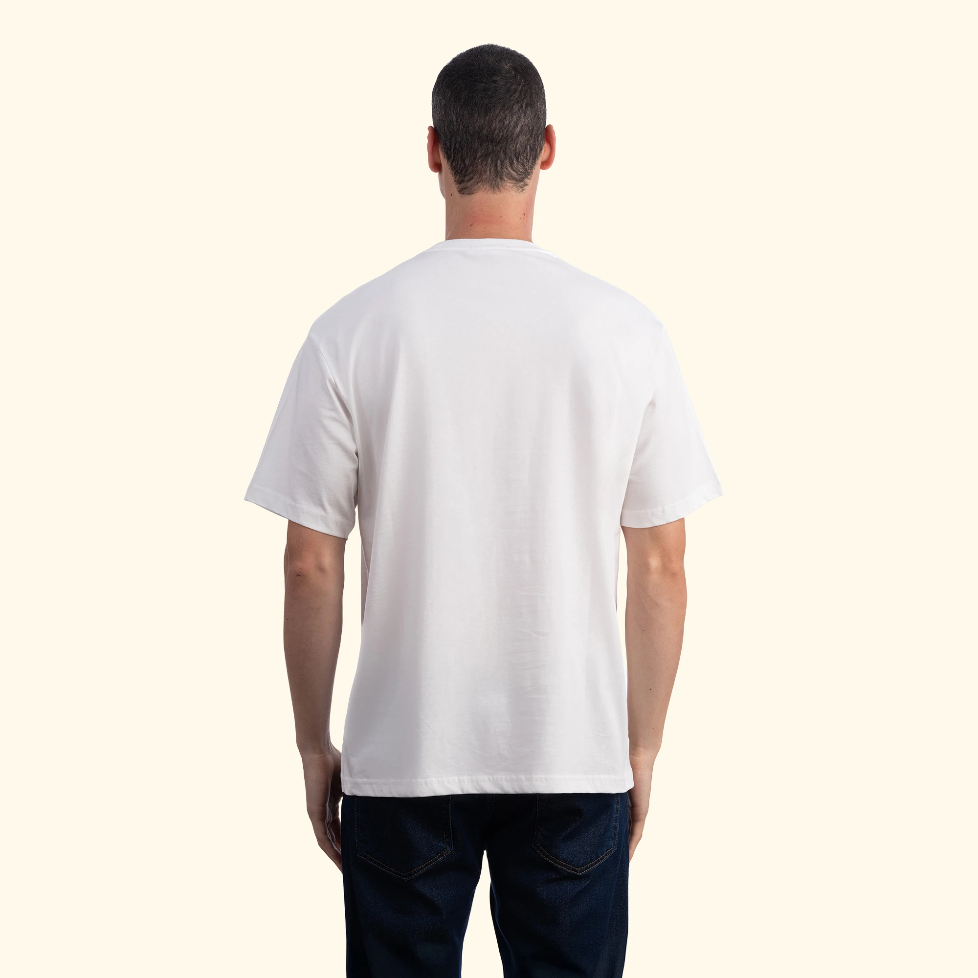 Elephant Oversize Ekru T-Shirt