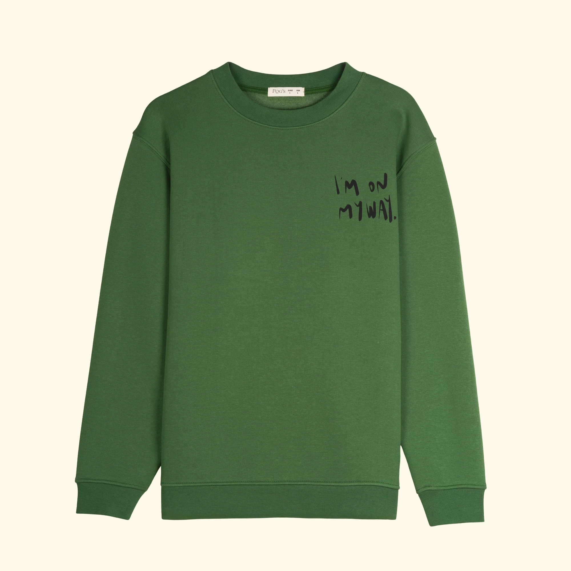 Bicycle Regular Yeşil Sweatshirt