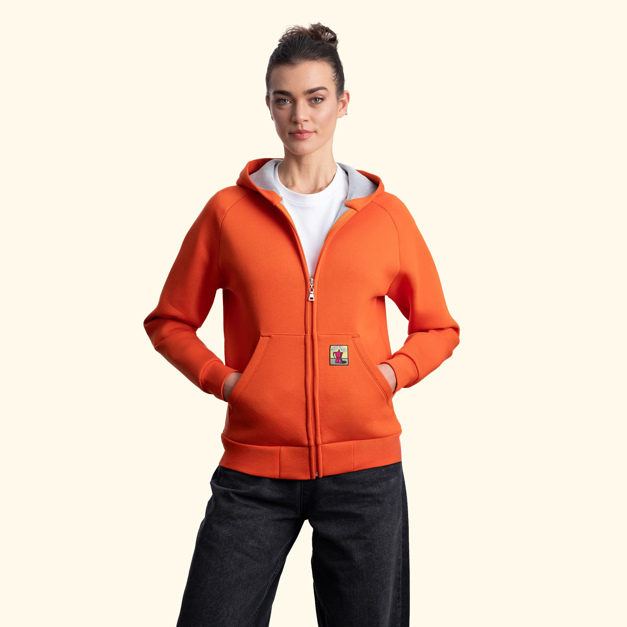 Flok Kapüşonlu Sweatshirt