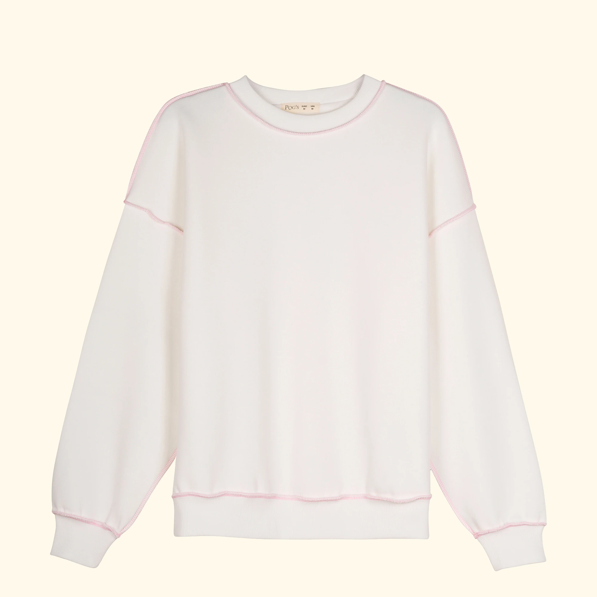 Basic Dikişli Oversize Sweatshirt