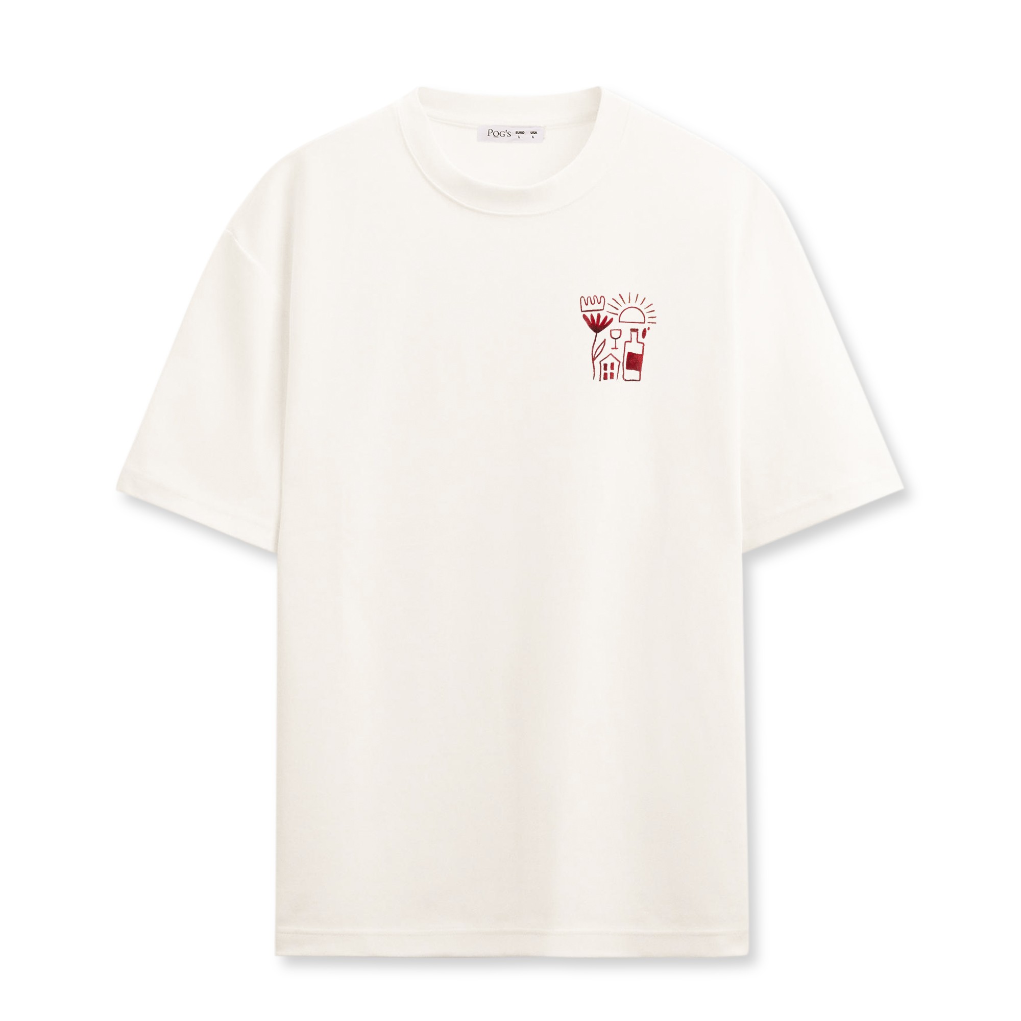 Crown Regular Ecru T-Shirt