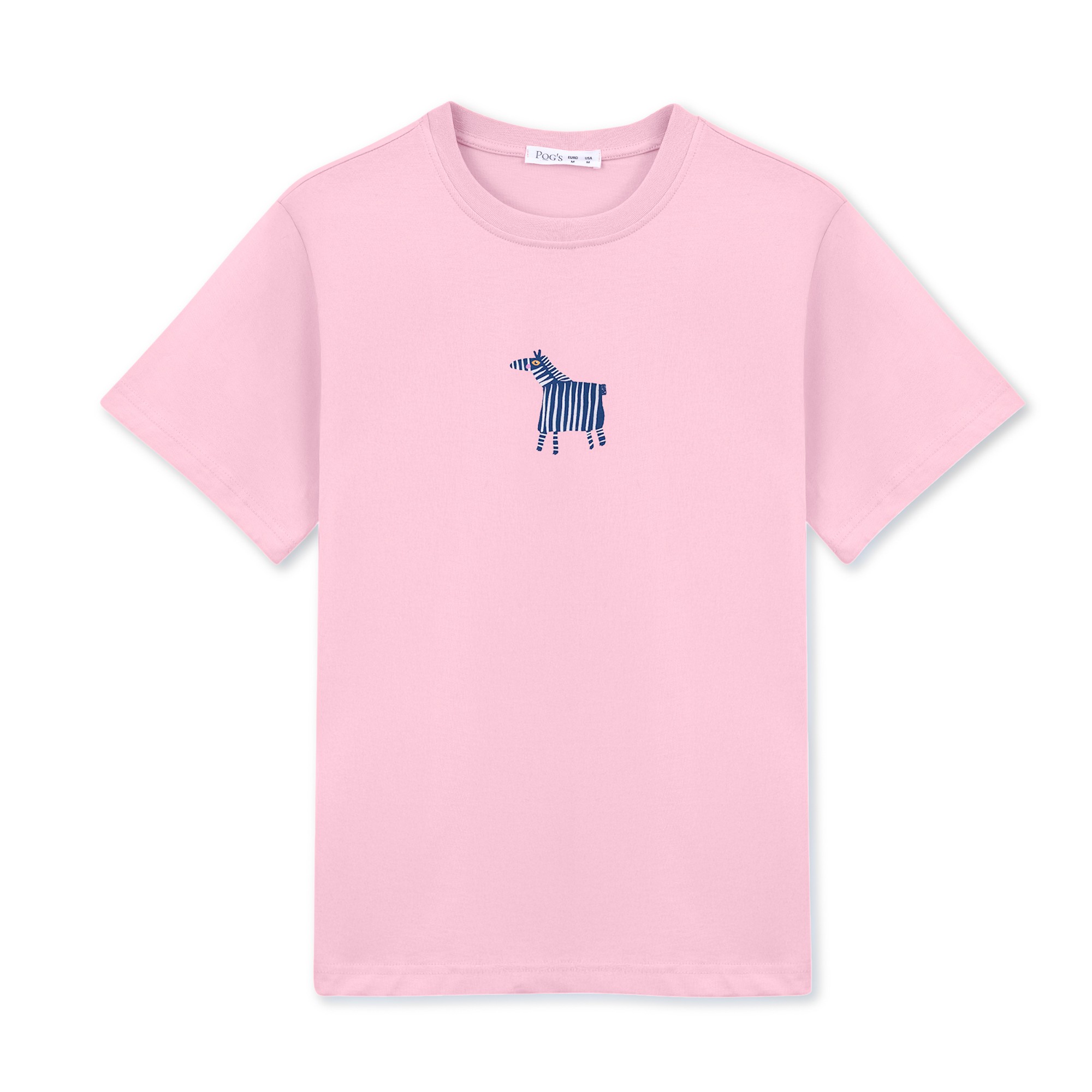 Zebra Regular Pembe T-Shirt