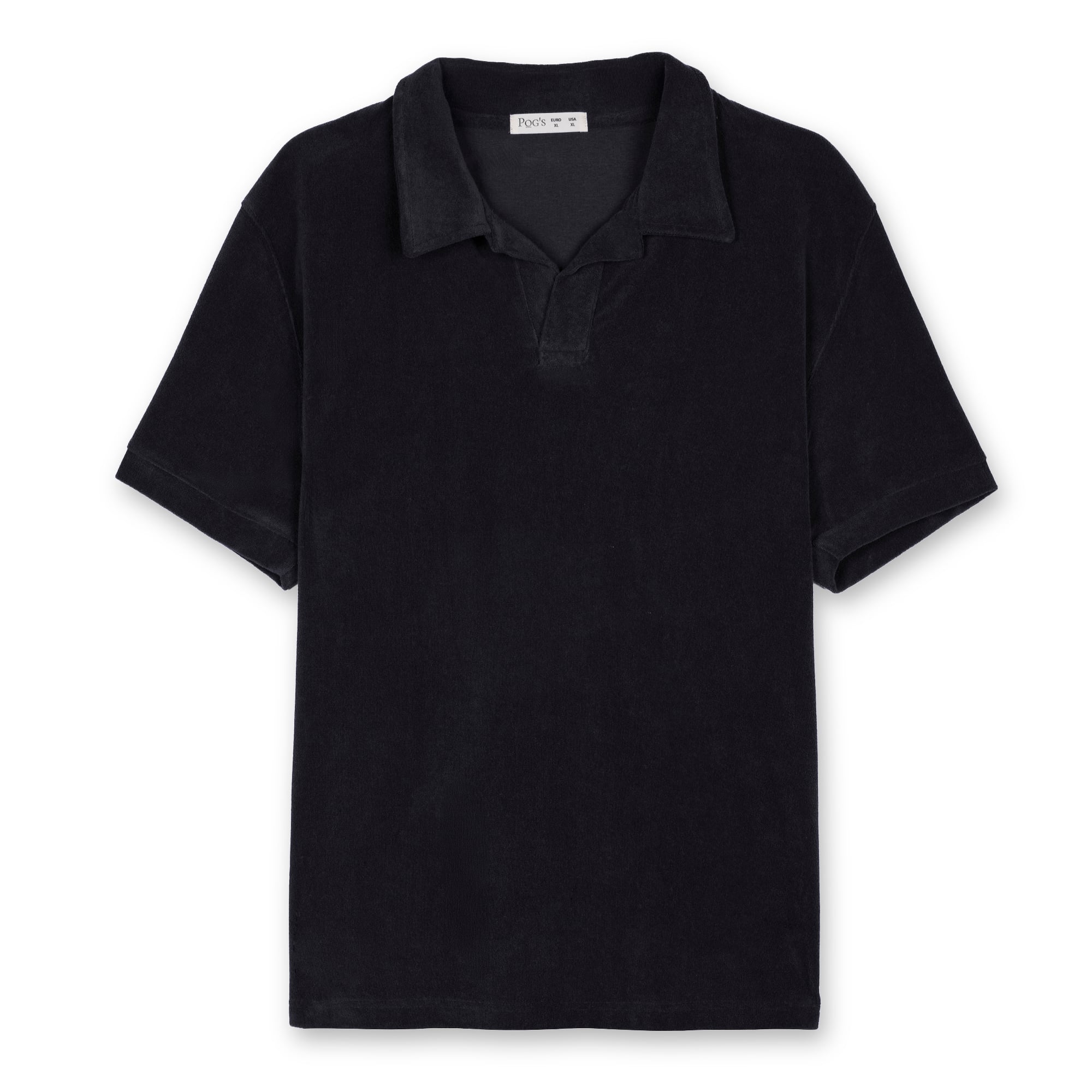 Havlu Polo Yaka T-Shirt - Antrasit