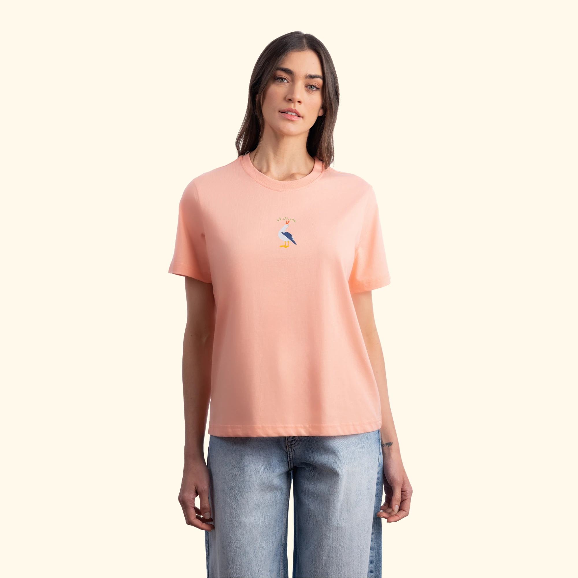 Lalala Regular Somon T-Shirt