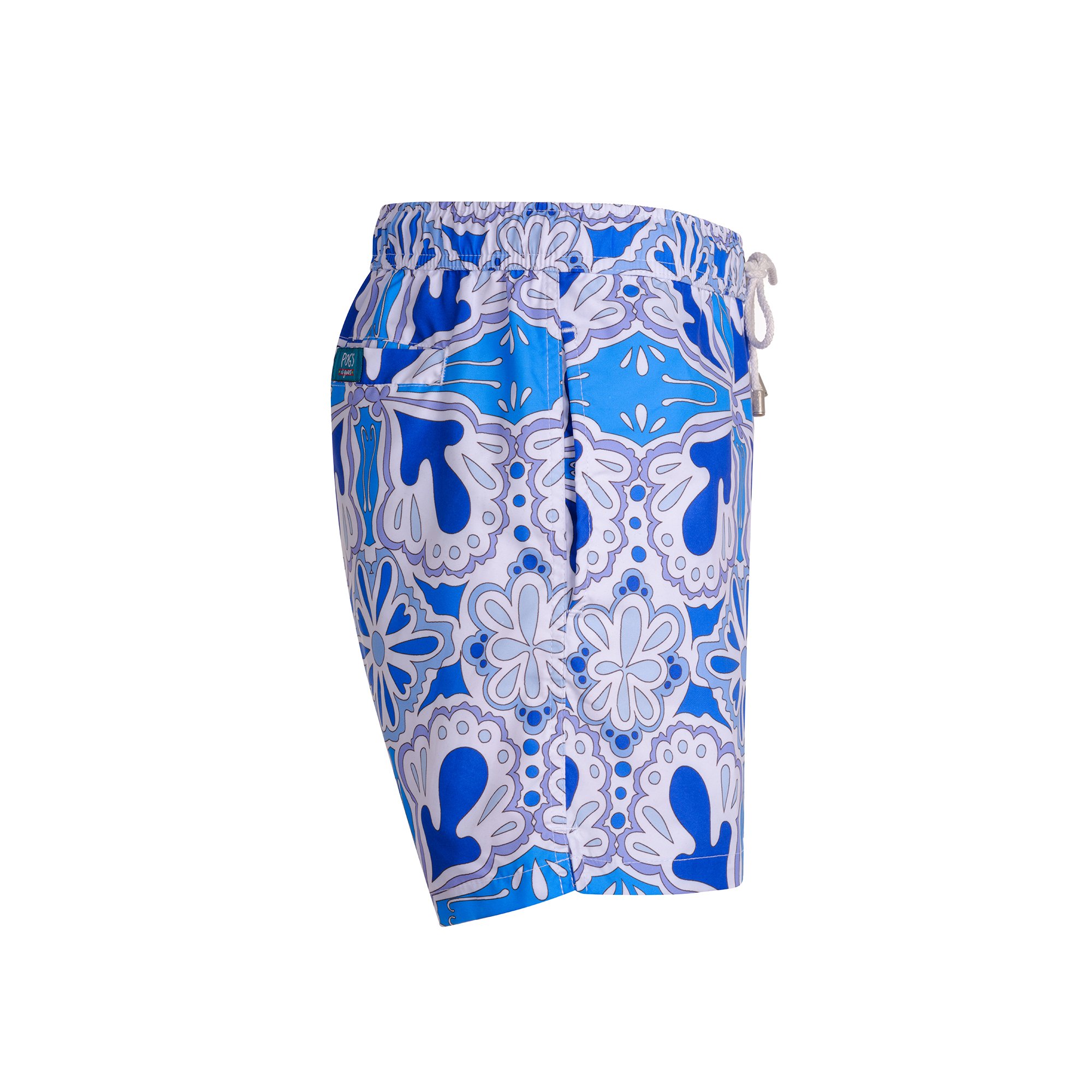 Blue Cascade VelvetTouch Swim Shorts