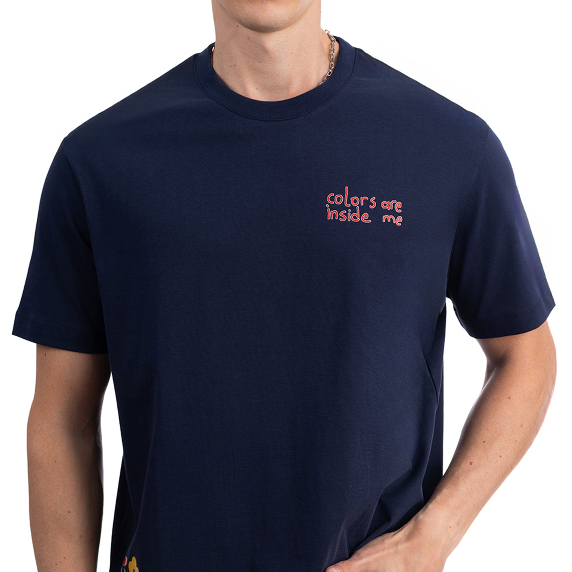 Colors Regular Lacivert T-Shirt