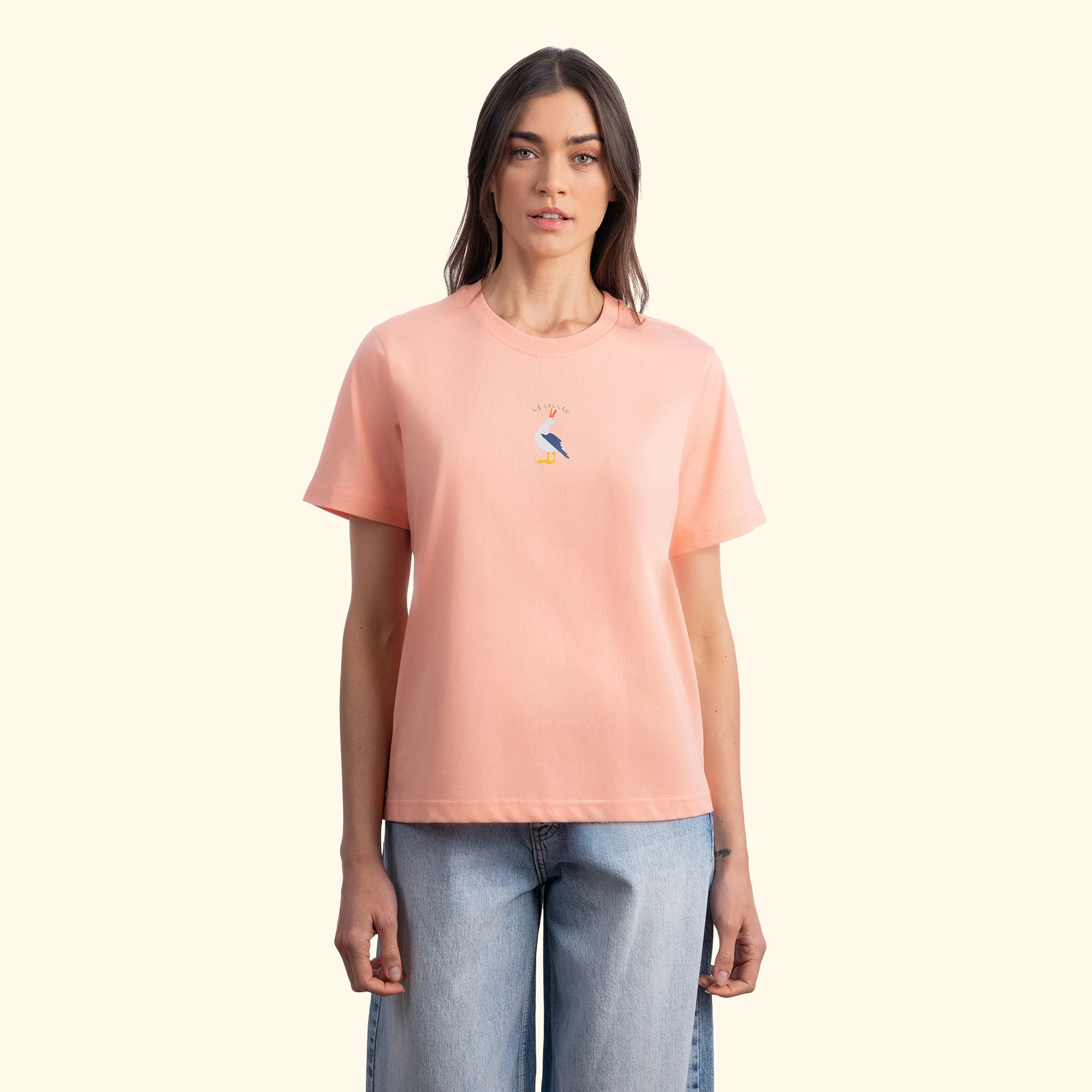 Lalala Regular Somon T-Shirt