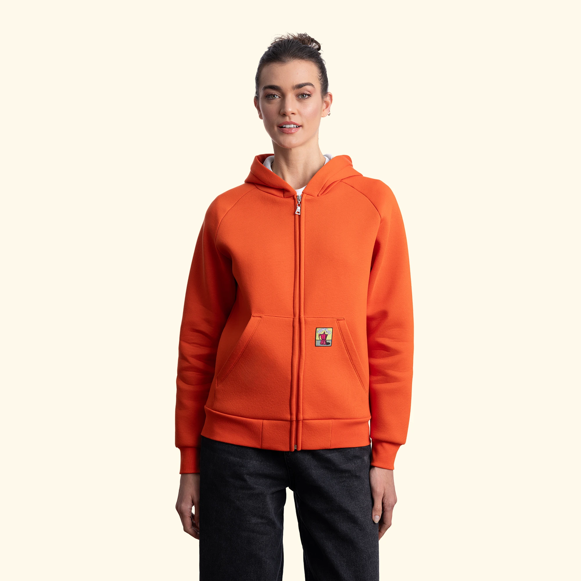 Flok Kapüşonlu Sweatshirt