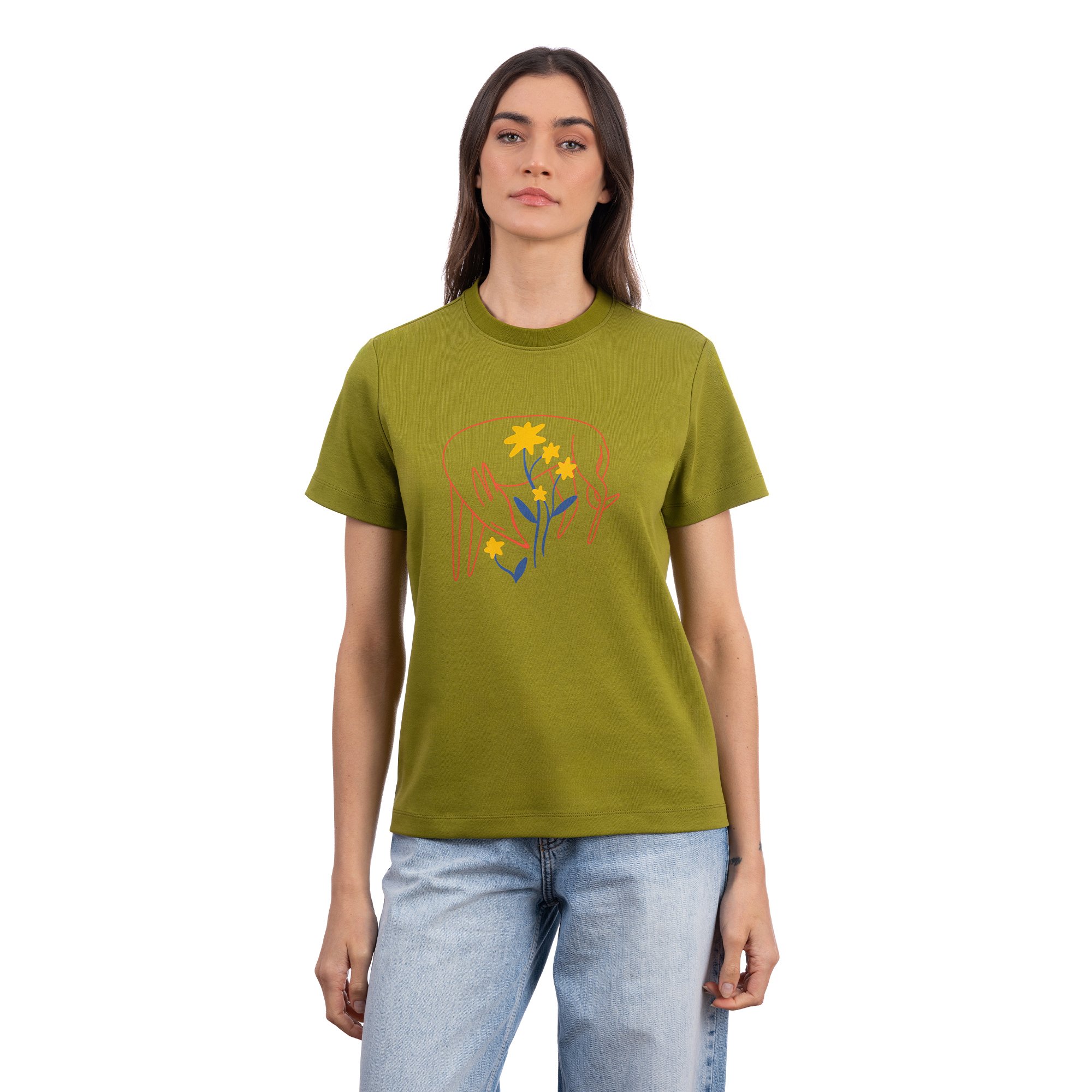 Fox Regular Koyu Yeşil T-Shirt