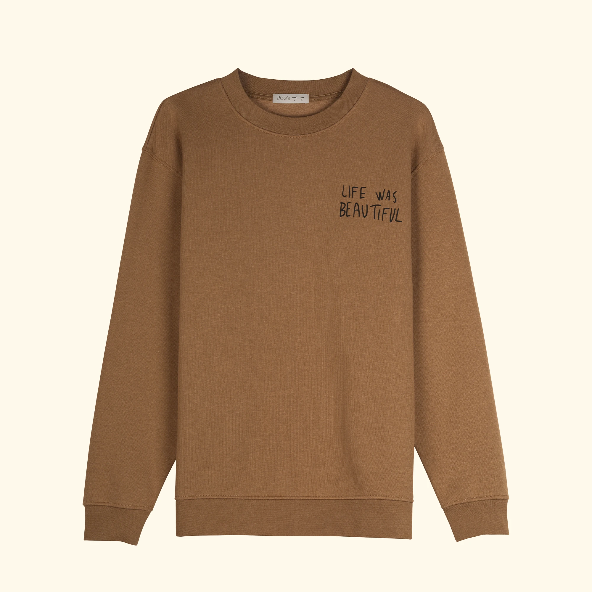 Life Regular Açık Kahve Sweatshirt