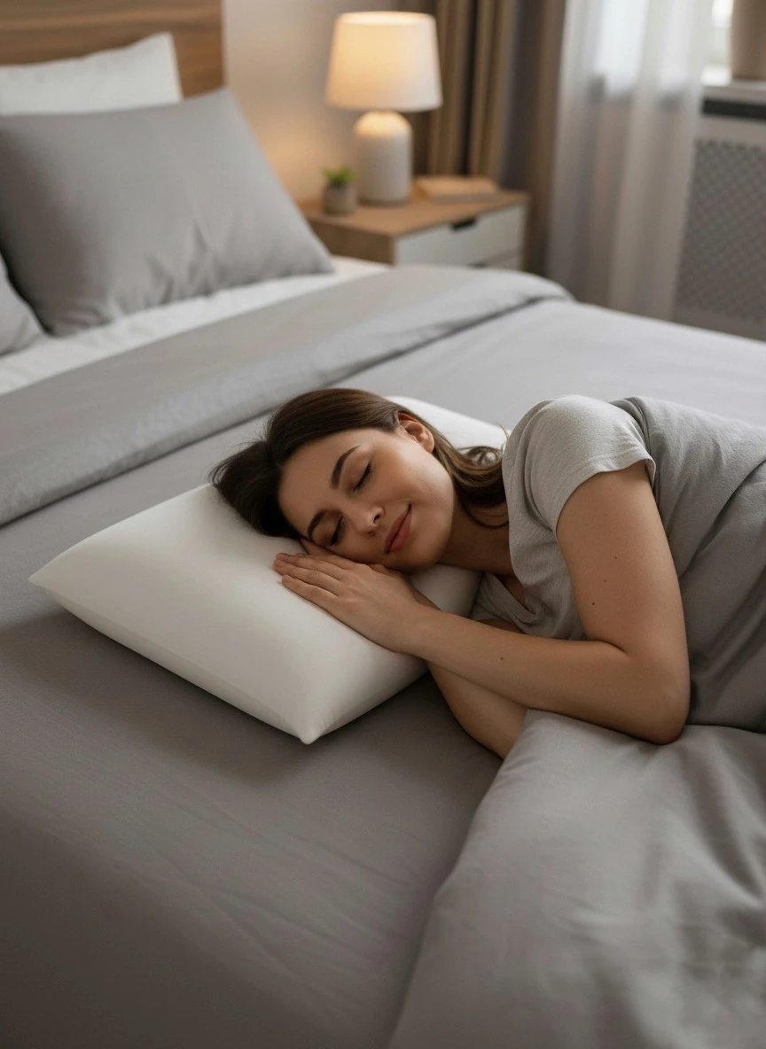 Standart Ortopedik %100 Visco Yastık | Yıkanabilir Kılıf | Çantalı | 60x40x15cm