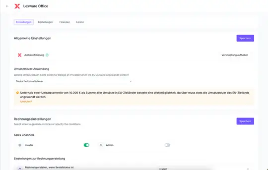Lexware Office ekran görüntüsü 1