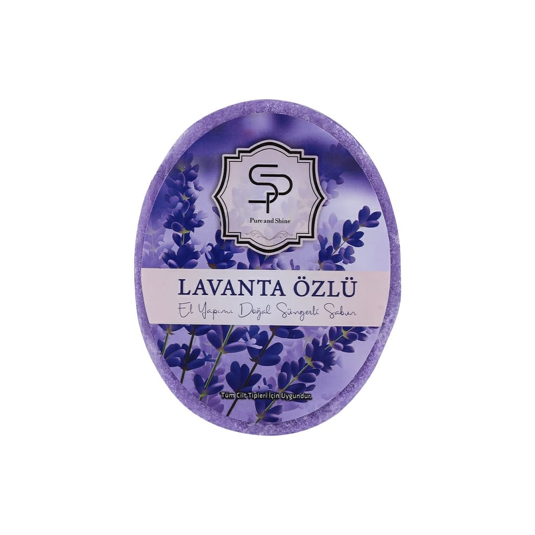 Lavanta Özlü Süngerli Sabun