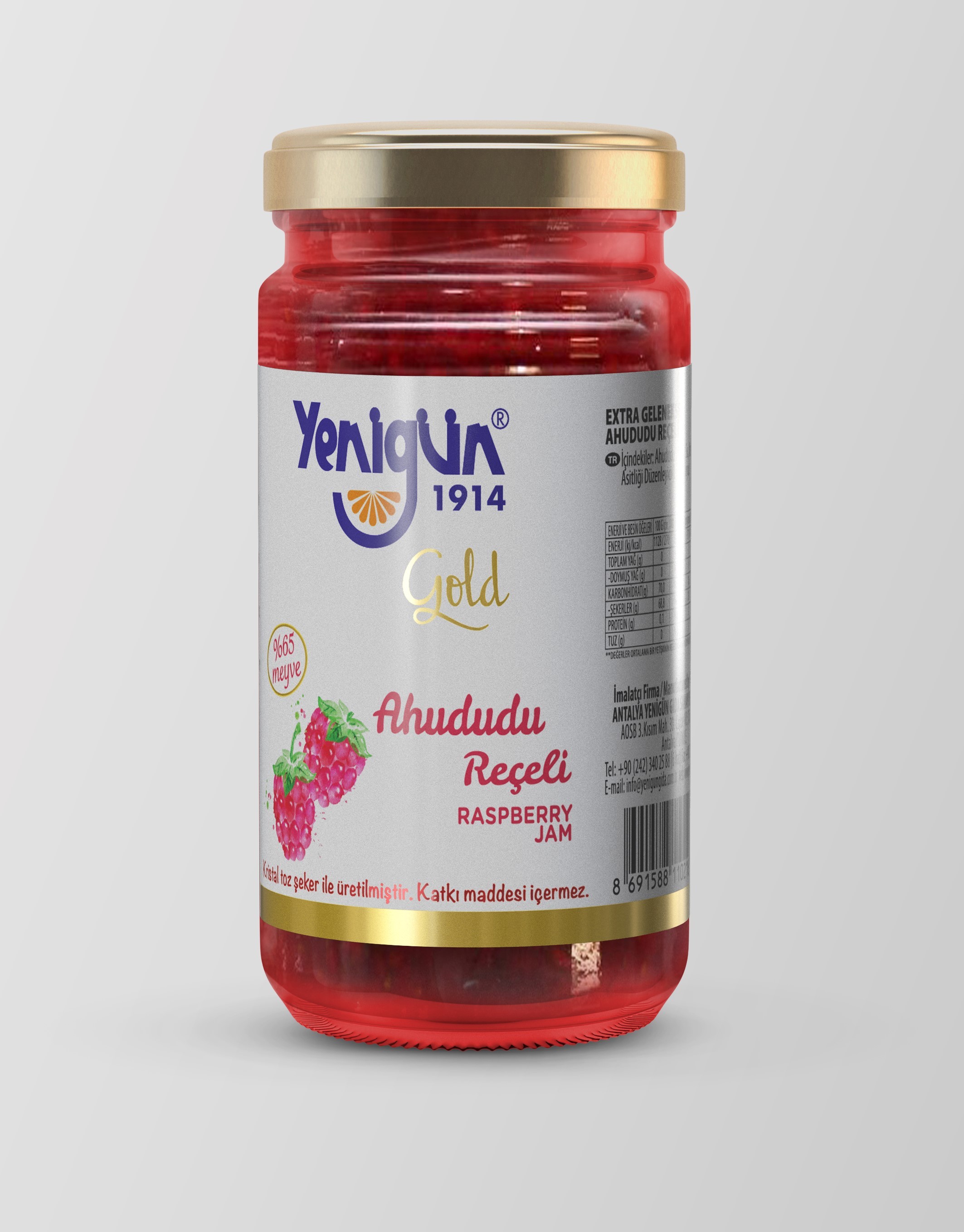 Yenigün Gold Ahududu Reçeli 290gr