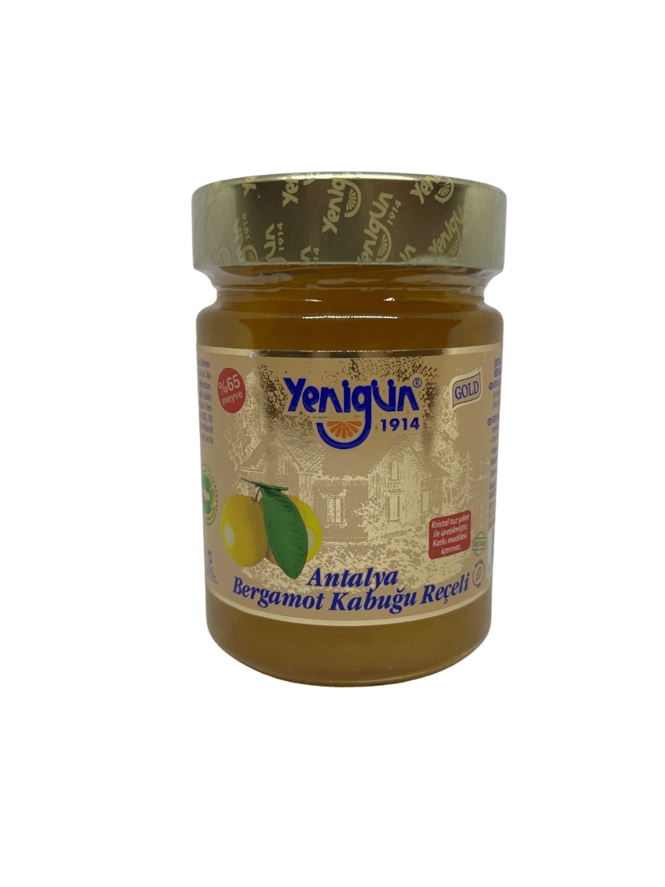 Yenigün Gold Seri Bergamot Kabuğu Reçeli 400gr