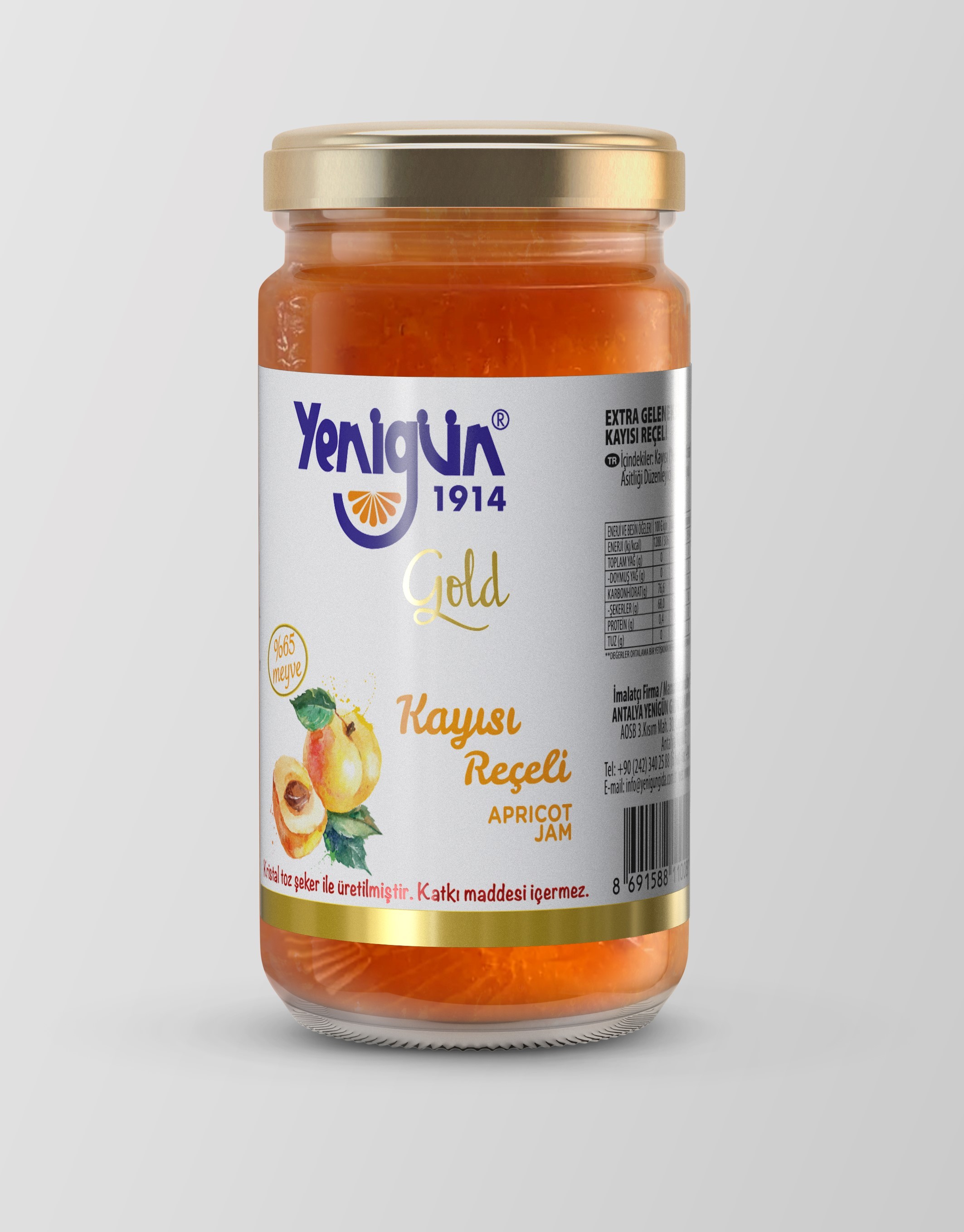 Yenigün Gold Kayısı Reçeli 290 gr