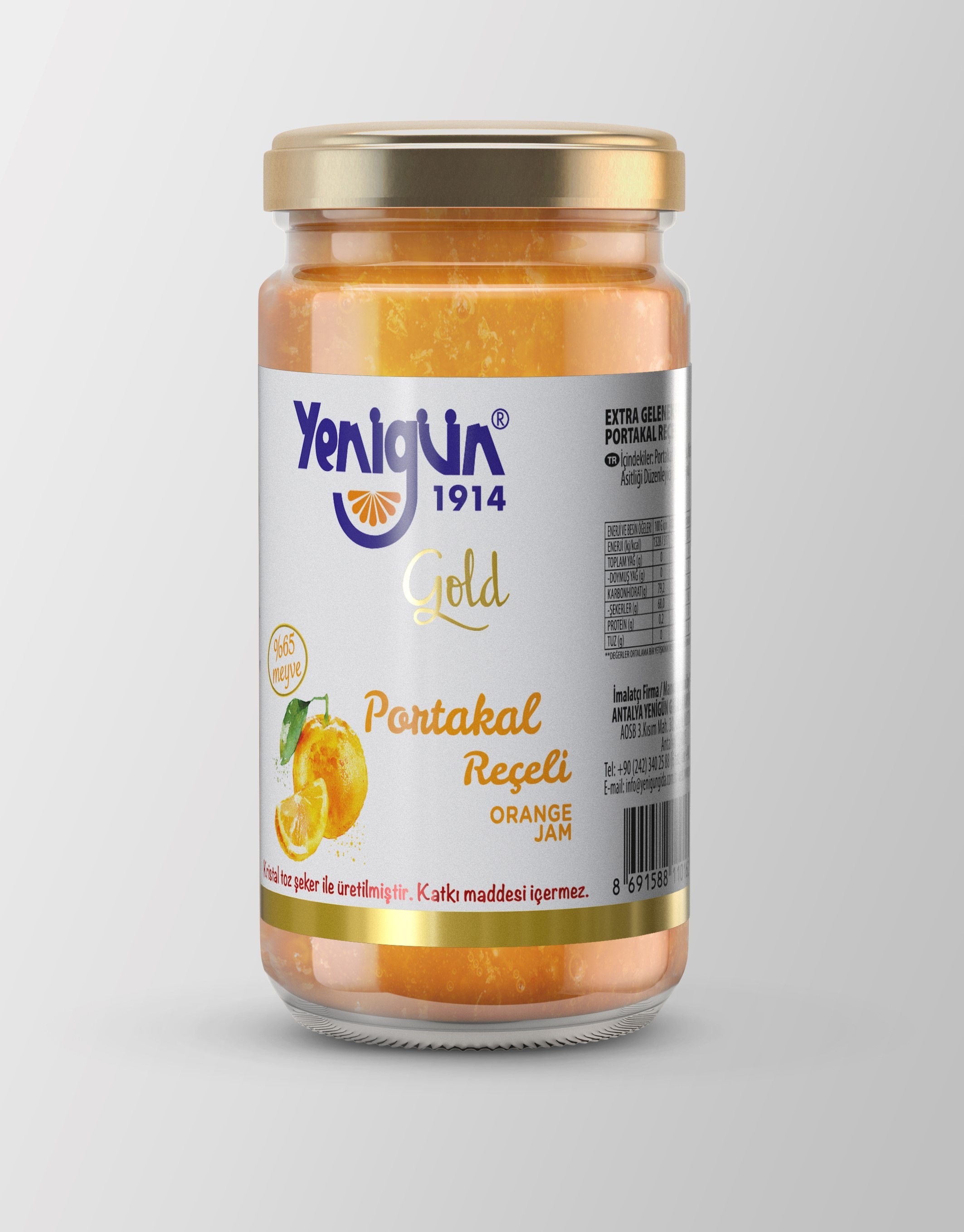 Yenigün Gold Portakal Reçeli 290 gr