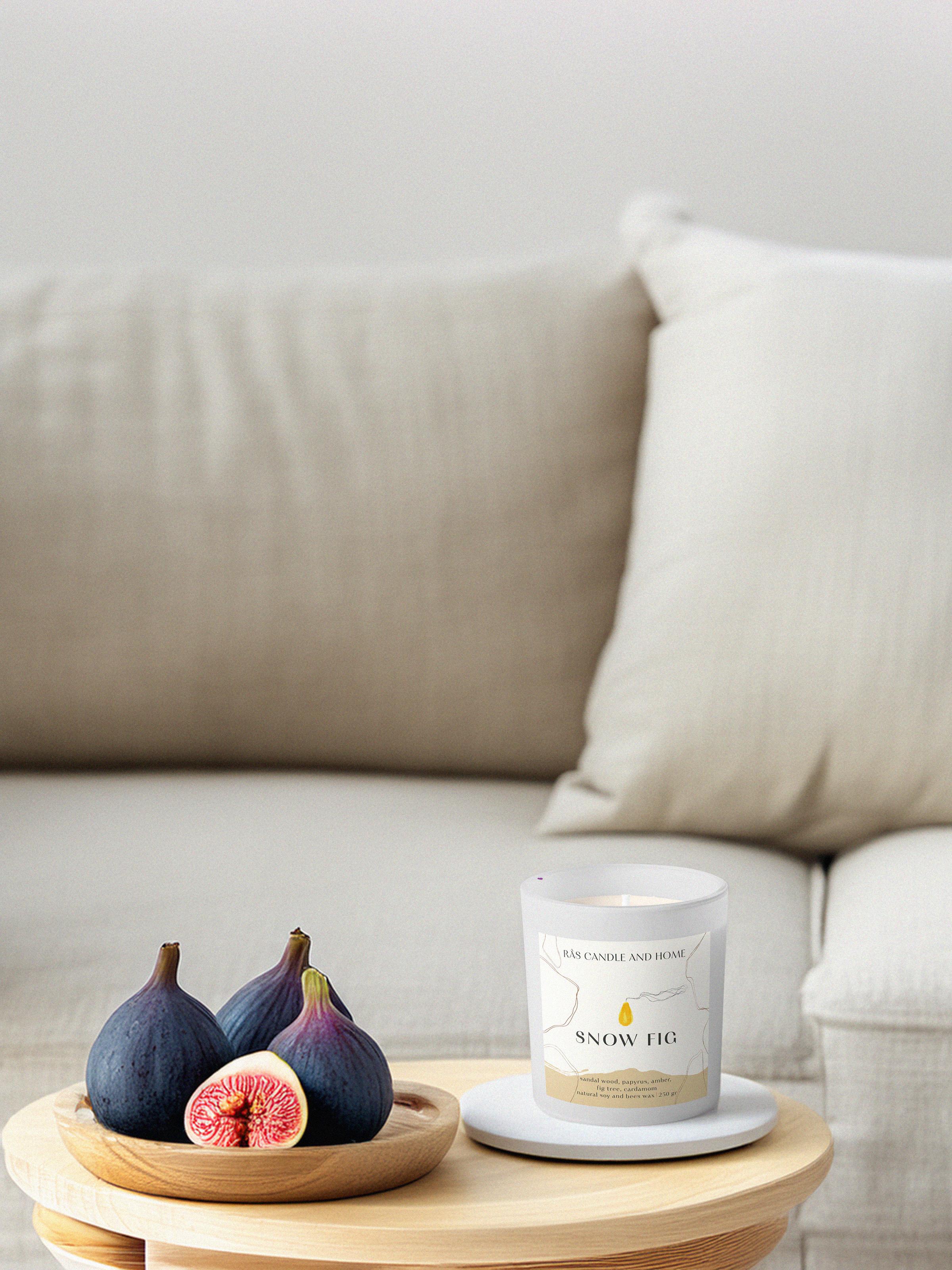 Glowcup Candle | Snow Fig | Medium