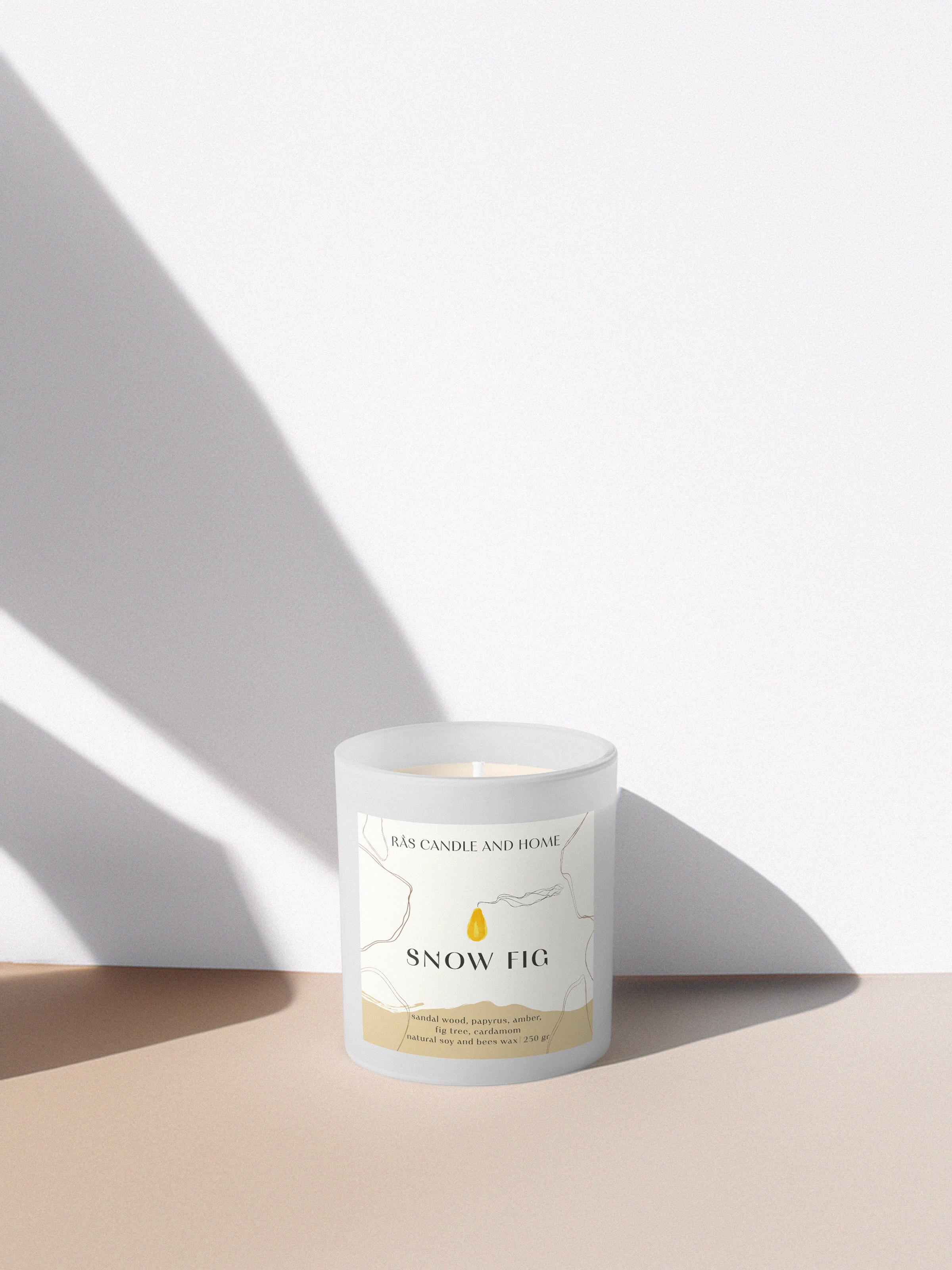Glowcup Candle | Snow Fig | Medium