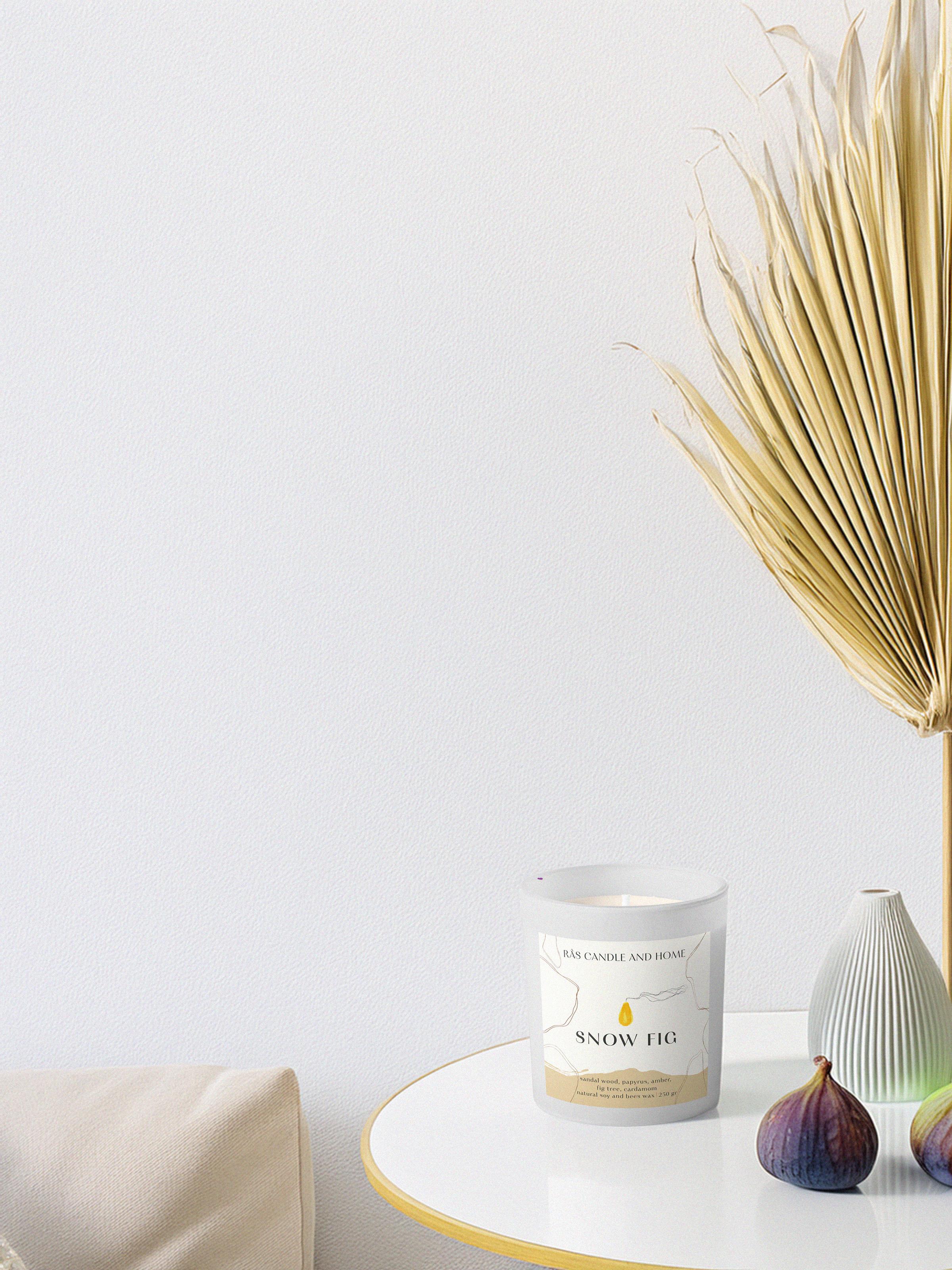 Glowcup Candle | Snow Fig | Medium