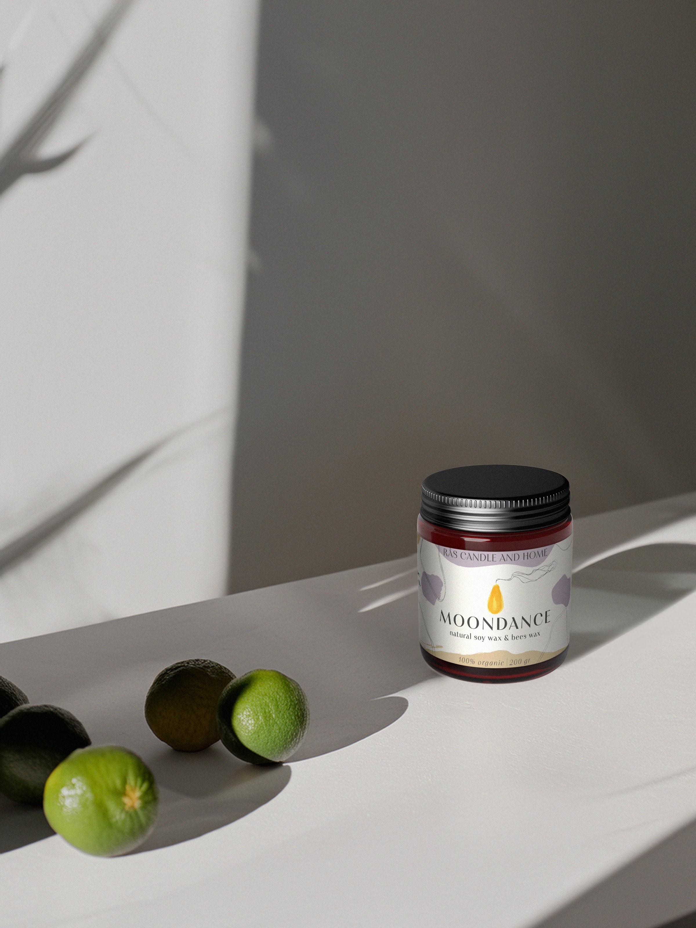 Amber Ritual Candle | Moondance | Medium 