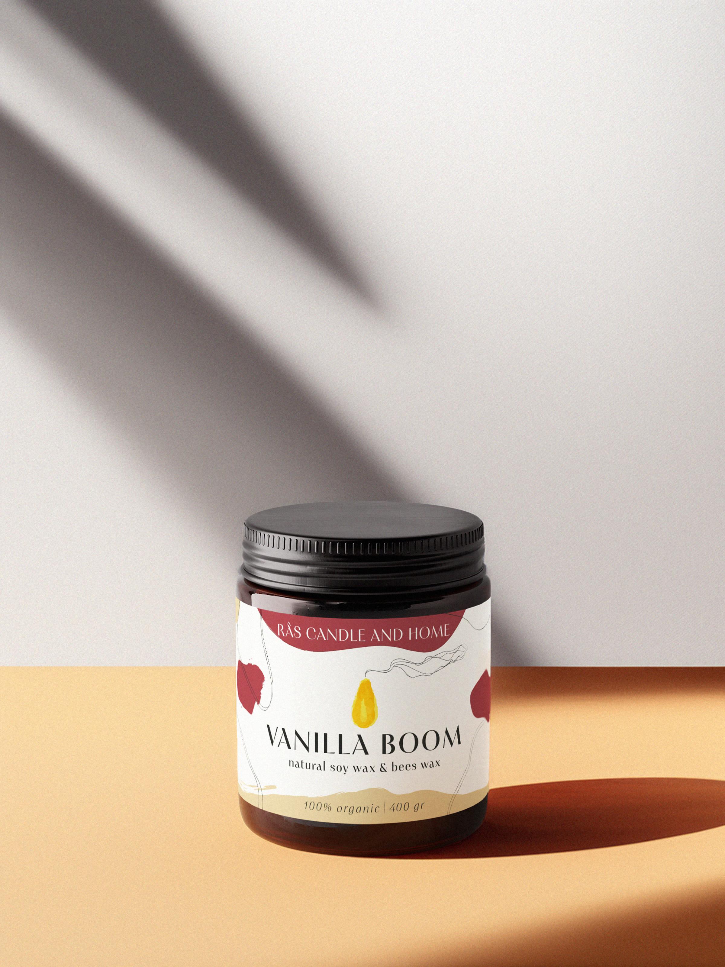 Amber Ritual Candle | Vanilla Boom | Large