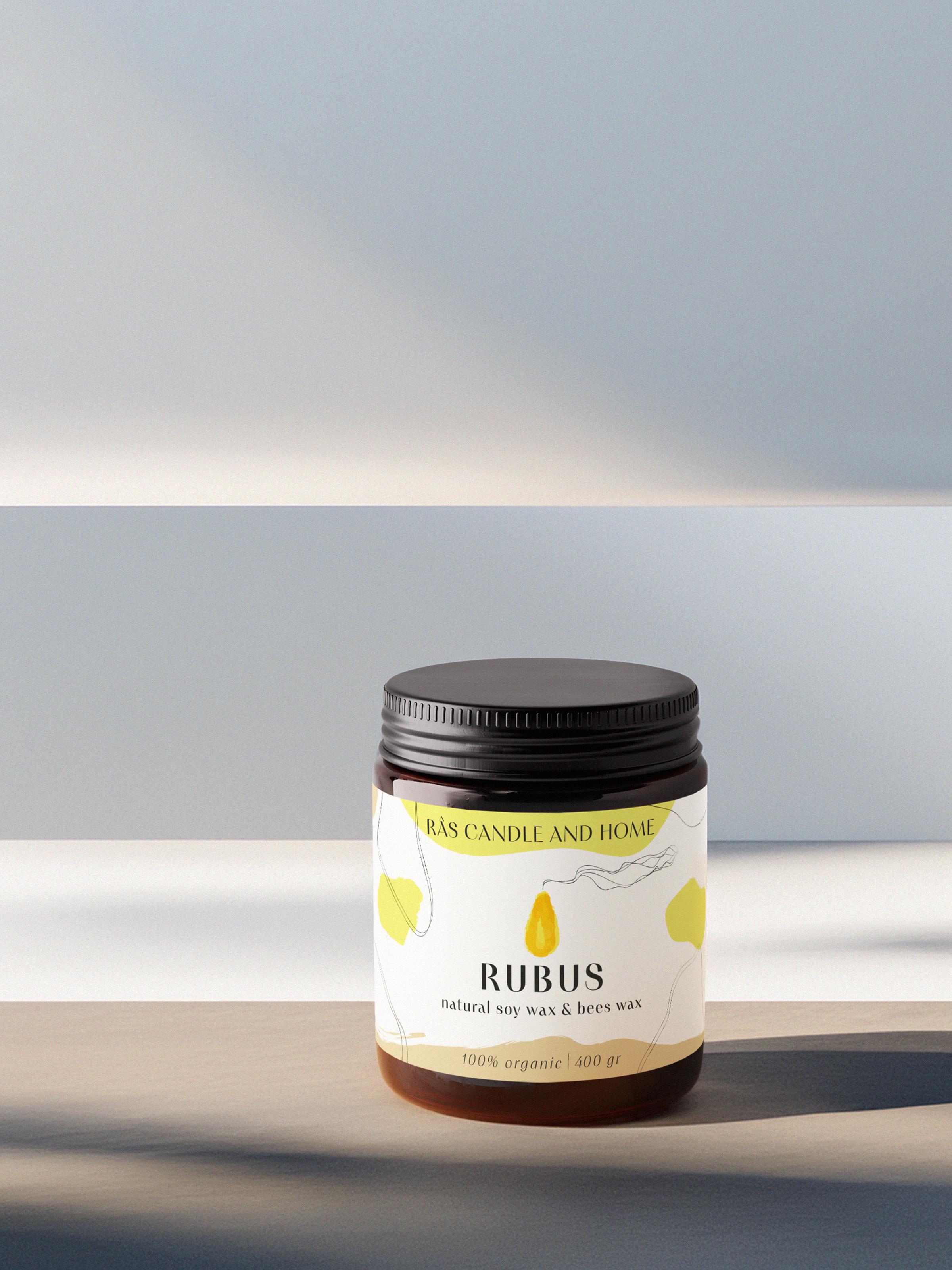 Amber Ritual Candle | Rubus | Large